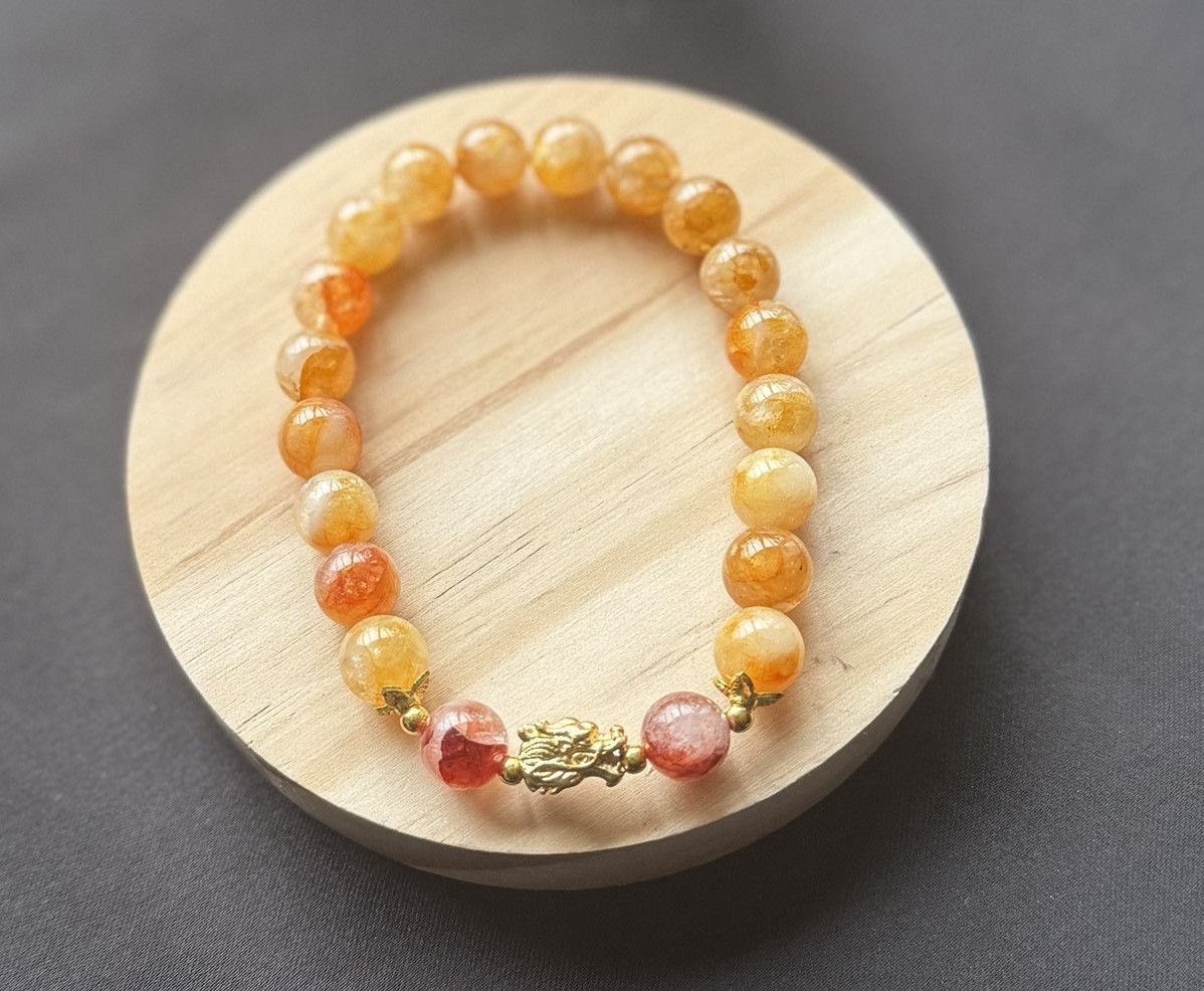 Handmade Fire Quartz Bracelet Size ONE SIZE - 4 Thumbnail