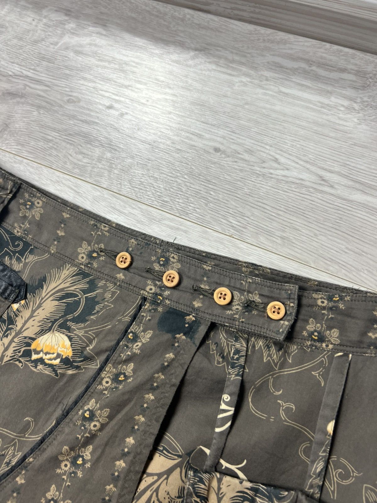 Diesel Diesel Y2K Floral Print Asymmetrical Midi Skirt with Pocket Size 27" / US 4 / IT 40 - 6 Thumbnail