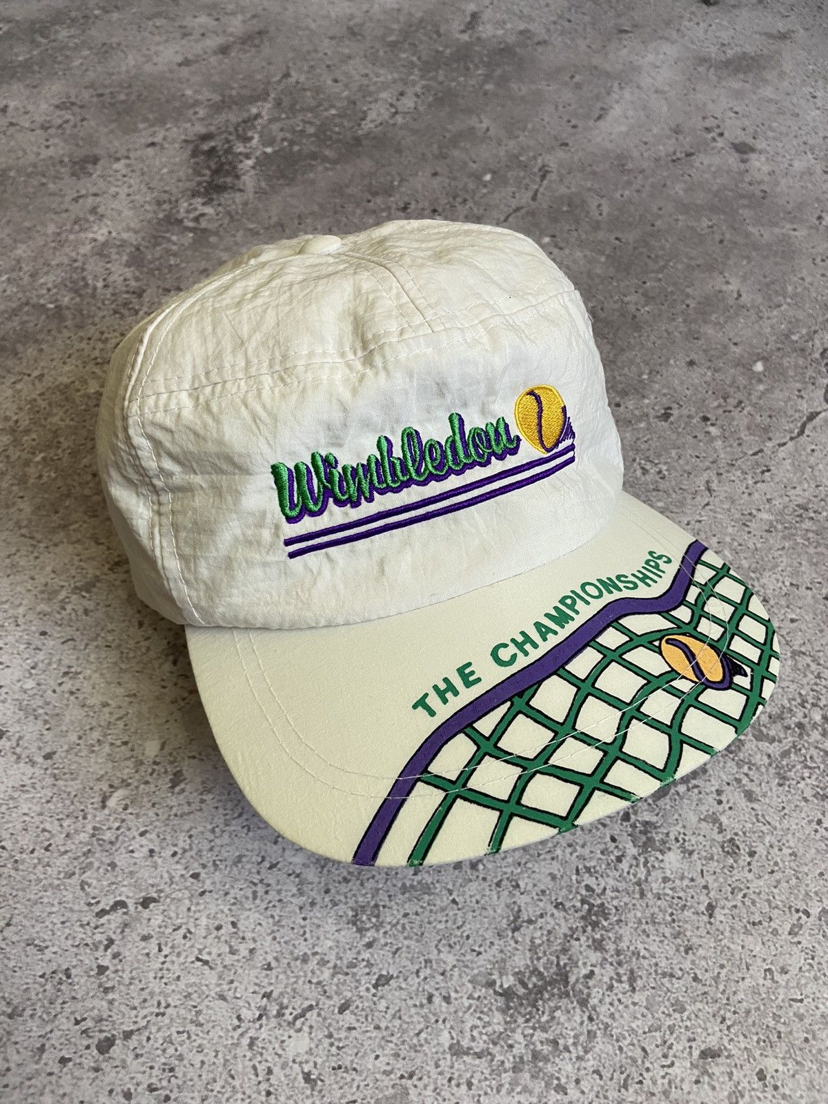 Vintage Vintage Embroidered Wimbledon 'The Championships' Cap Size ONE SIZE - 1 Thumbnail
