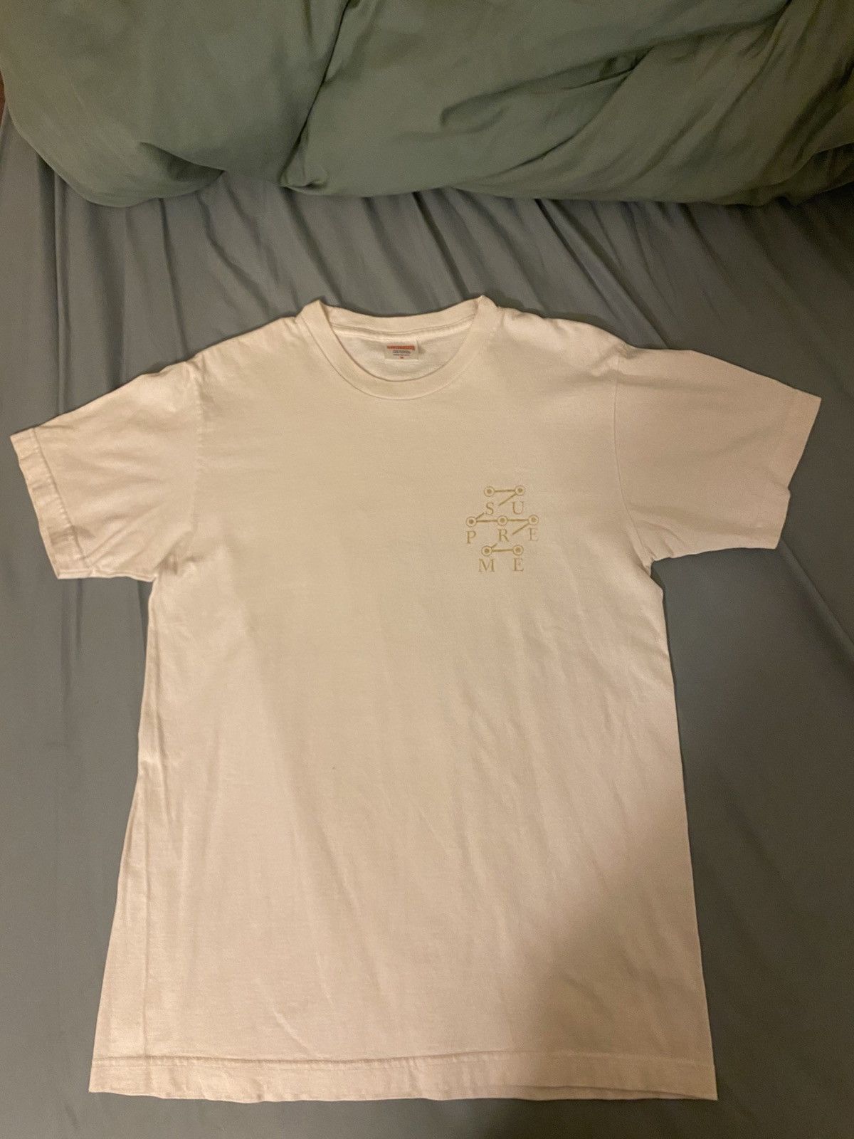 Supreme Supreme Circuit Tee White Size US M / EU 48-50 / 2 - 2 Thumbnail
