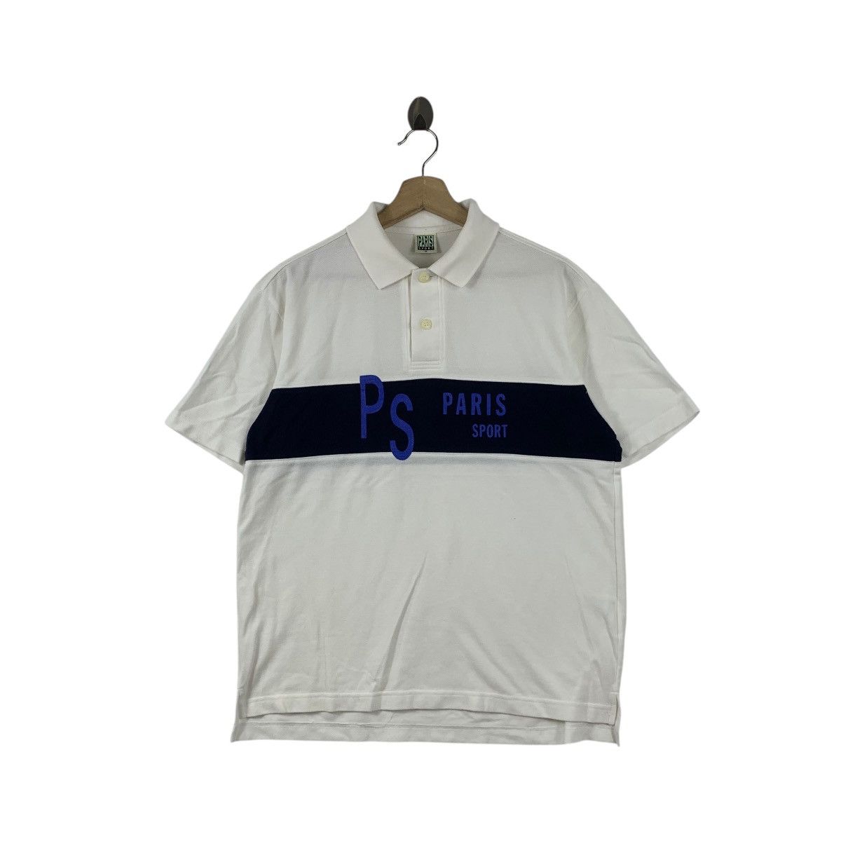 Other Vintage PARIS SPORT TENNIS Golf Double Sided Polo Tee Shirt Size US M / EU 48-50 / 2 - 1 Thumbnail