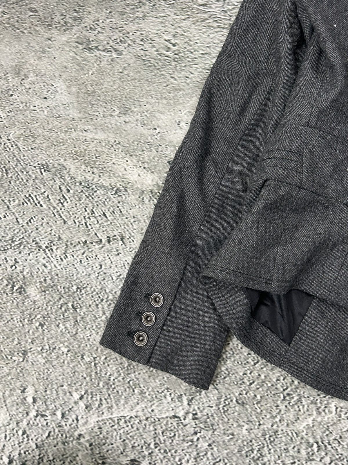 plein sud Plein Sud Jeanius Wool Blazer grey Size M / US 6-8 / IT 42-44 - 9 Thumbnail