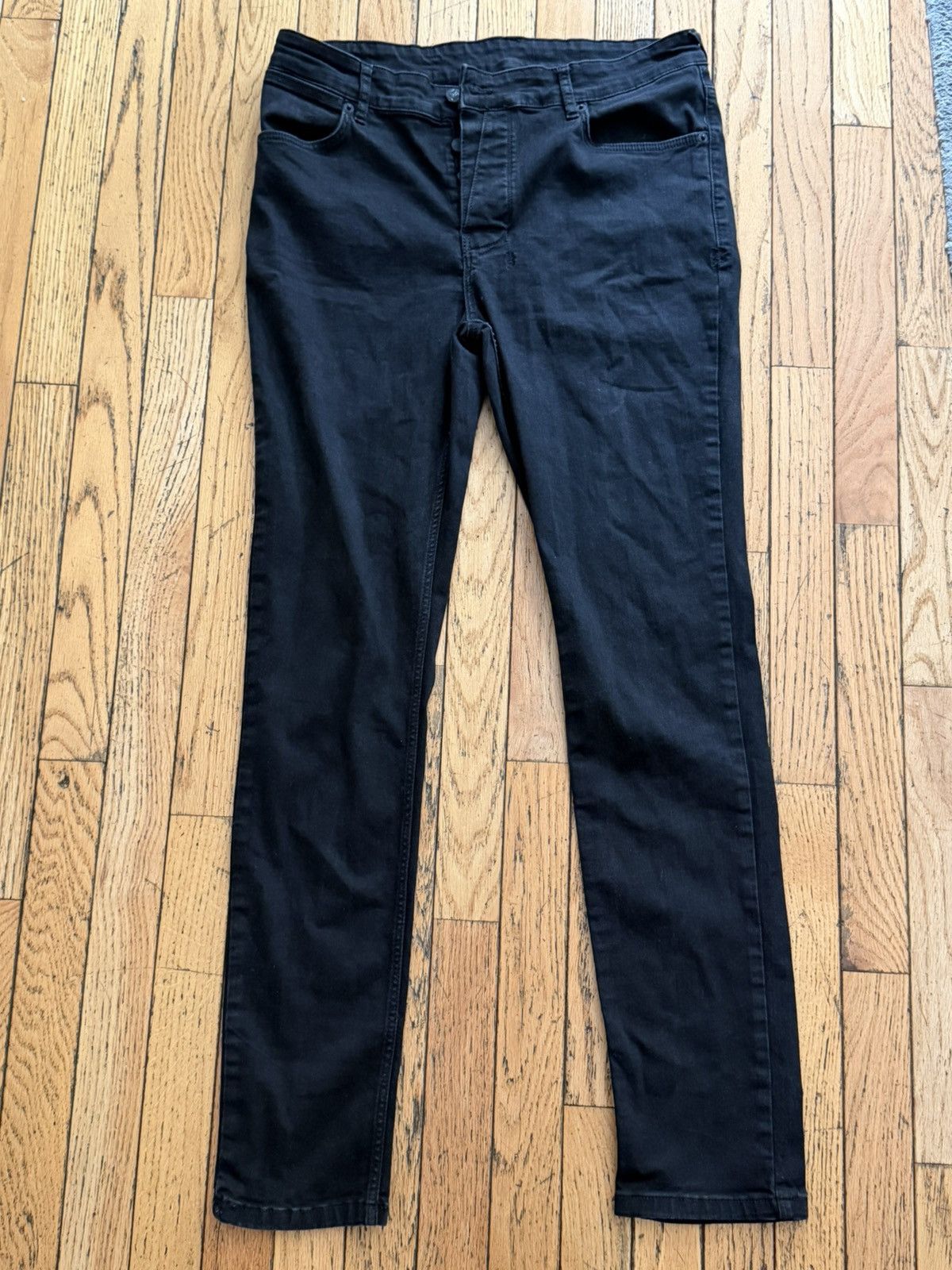 Ksubi Ksubi Van Winkle Black Rebel Skinny Jeans Size US 34 / EU 50 - 1 Thumbnail