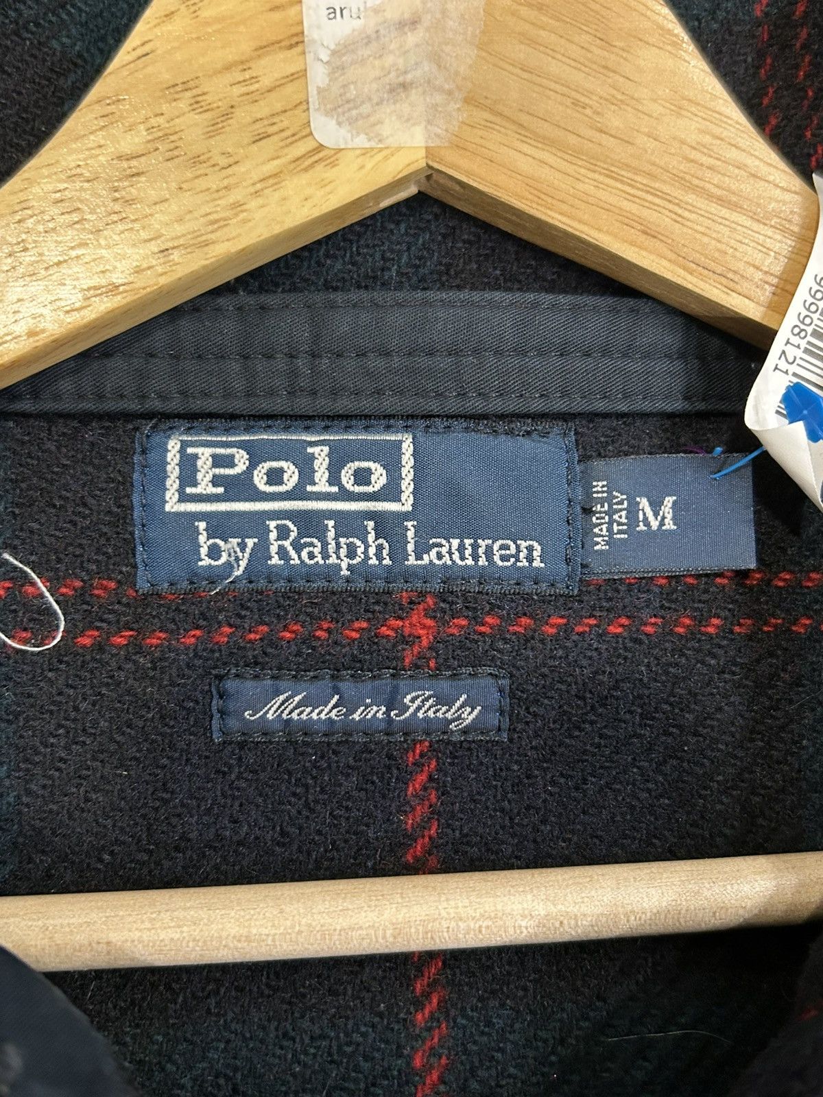 Polo Ralph Lauren Navy Duffel Wool Coat