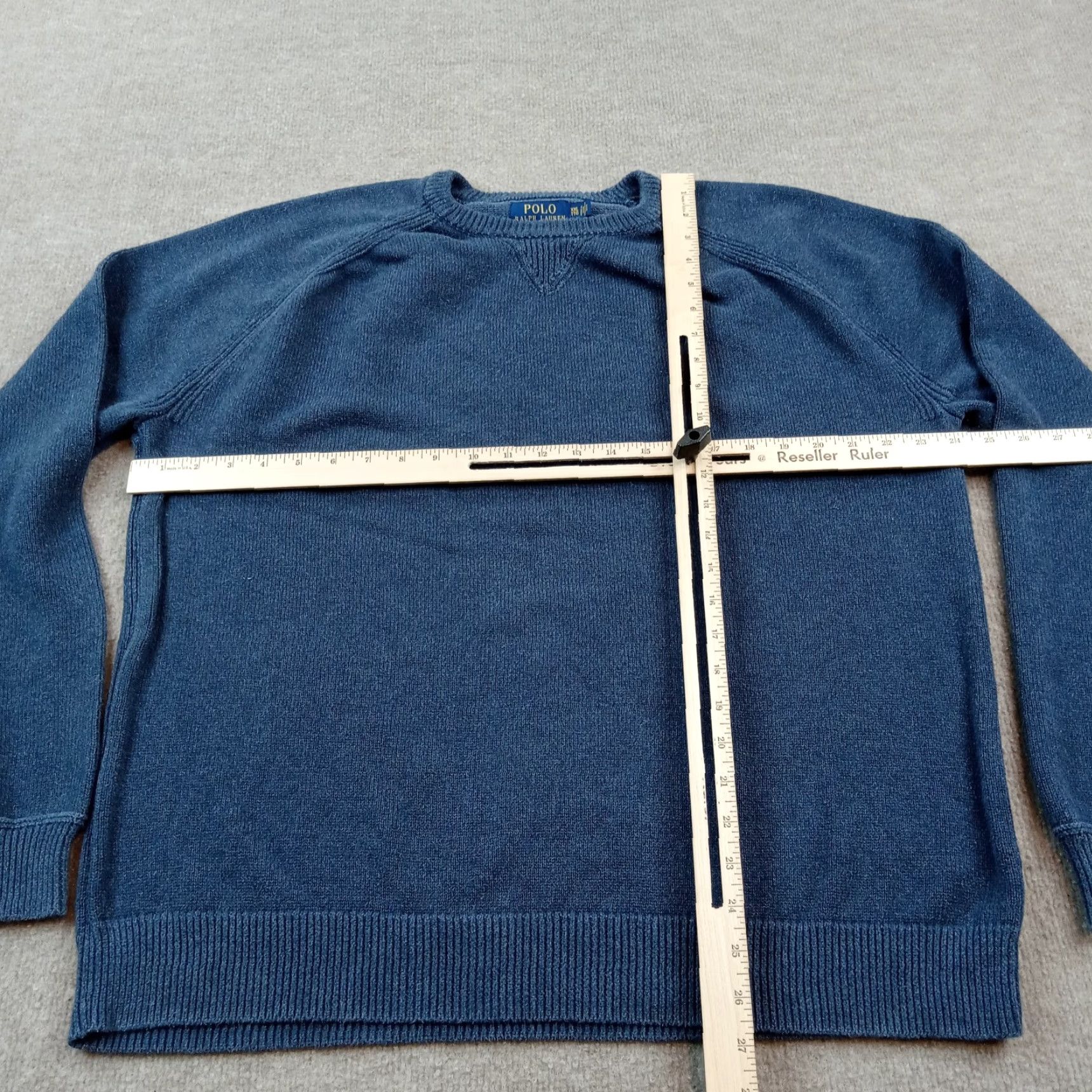 Polo Ralph Lauren Ralph Lauren Mens XXL Blue Crew Neck Sweater 2XL Extra Large Size US XXL / EU 58 / 5 - 2 Thumbnail