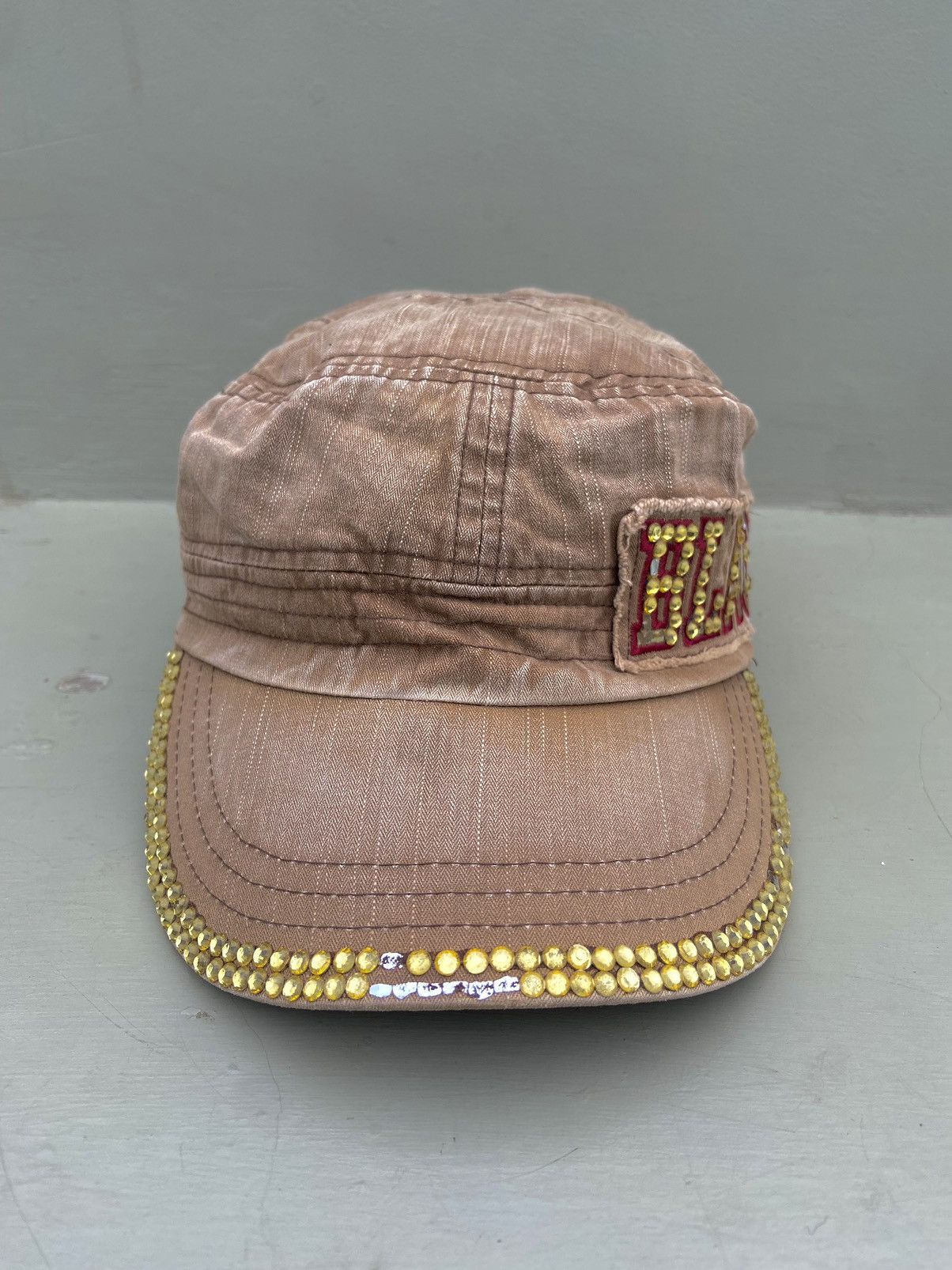 Hysteric Glamour × If Six Was Nine × Japanese Brand 2000s black studded zircon washed patrol hat Size ONE SIZE - 2 Thumbnail