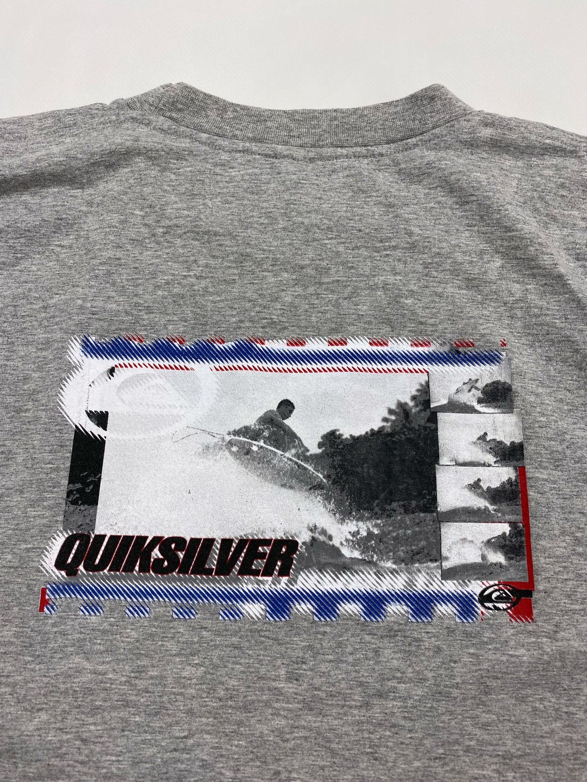 Quiksilver 1990’s Vintage Quiksilver Oversized Back Graphic Tee Size US XL / EU 56 / 4 - 7 Thumbnail