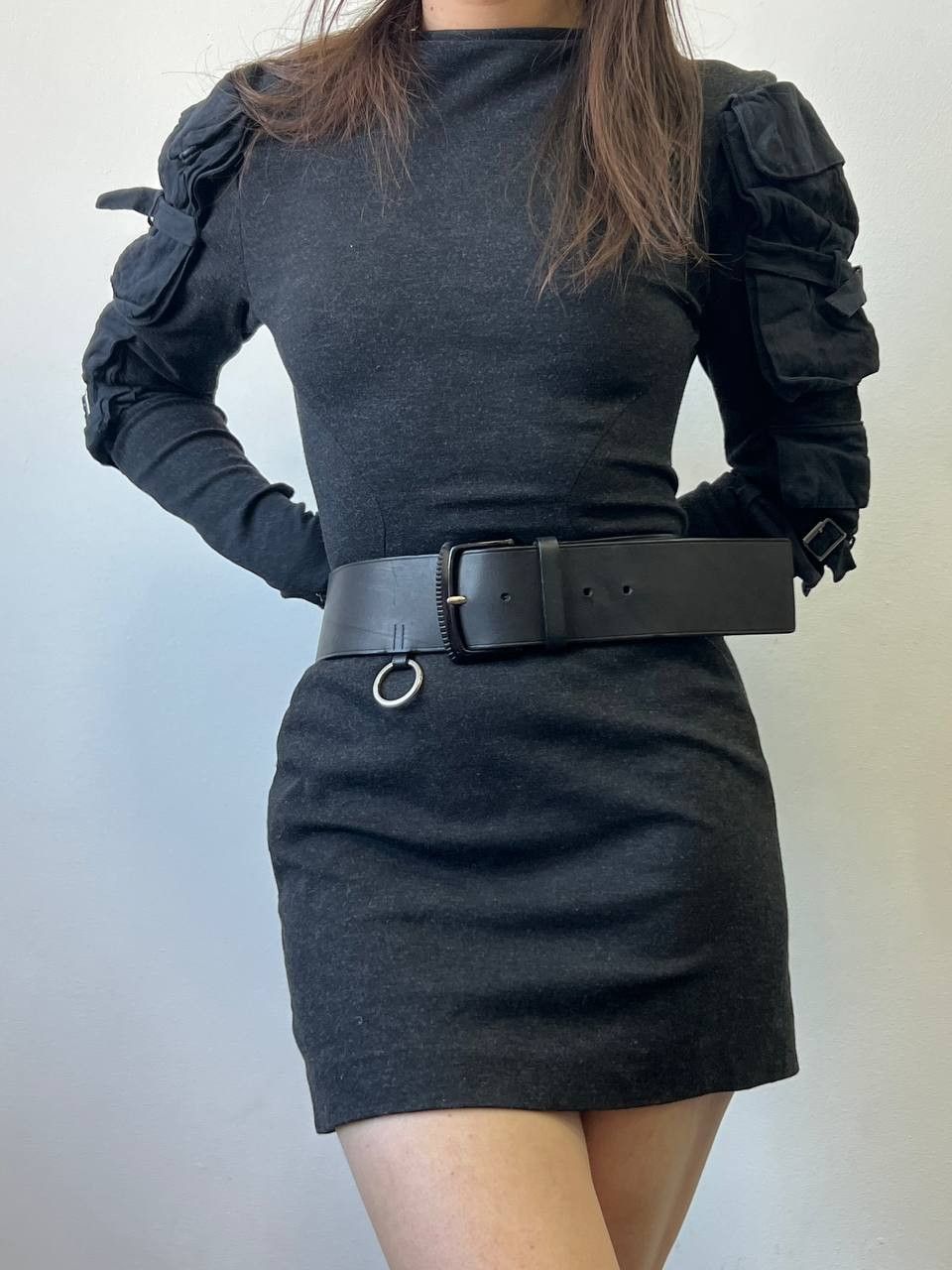 Prada Prada Leather Belt Waist Dress Vintage Size ONE SIZE - 3 Thumbnail