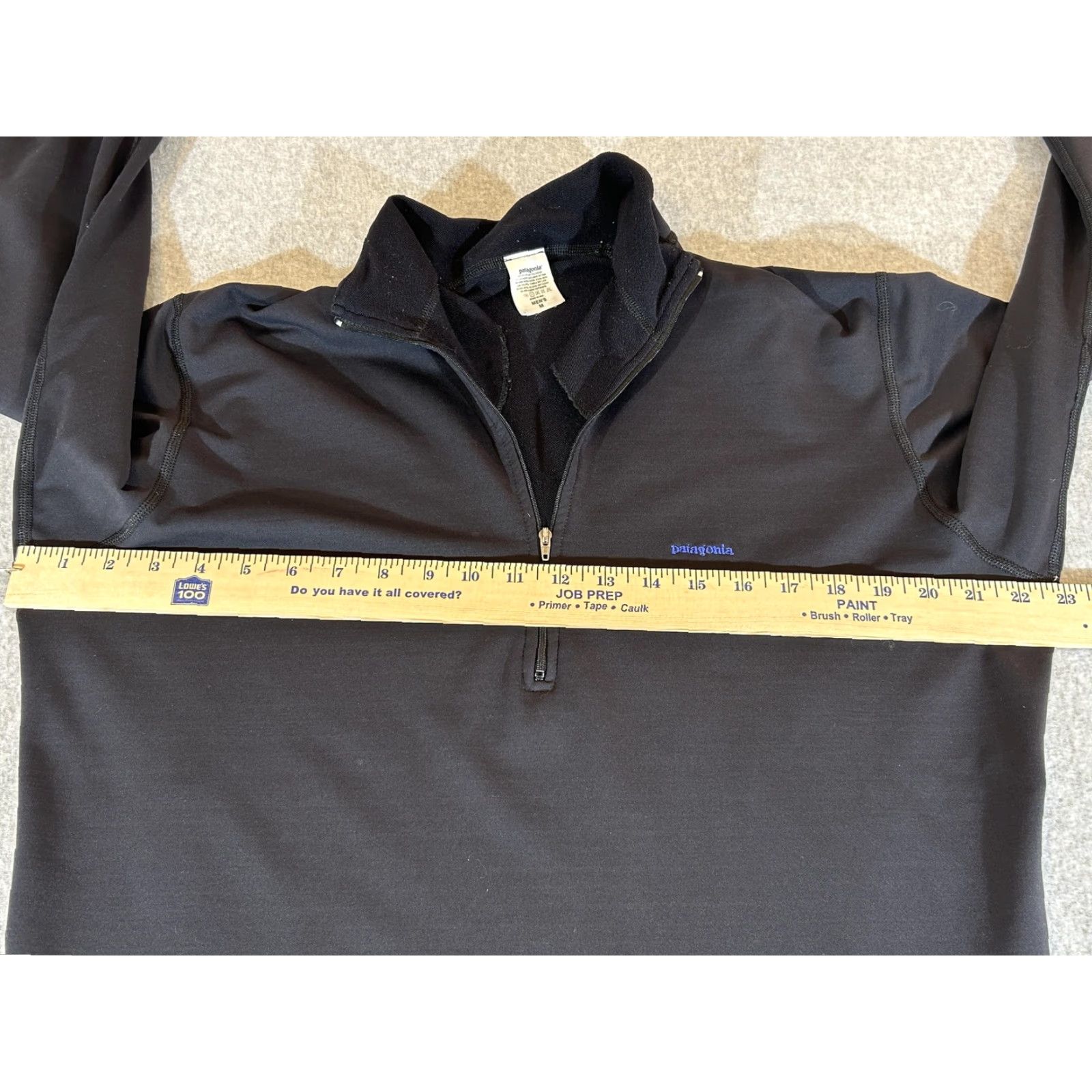 Patagonia Patagonia Pullover Mens M Base Layer 1/4 Zip Black USA Vintage Size US M / EU 48-50 / 2 - 5 Thumbnail