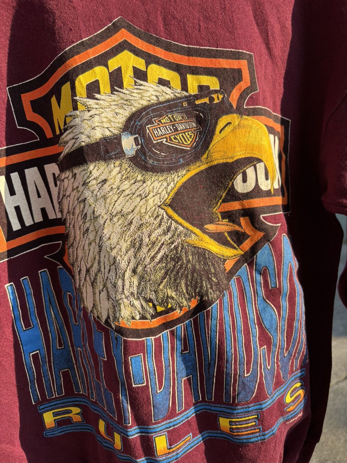 Vintage Vintage Harley Davidson Sweatshirt 80s/90s Size US M / EU 48-50 / 2 - 3 Thumbnail