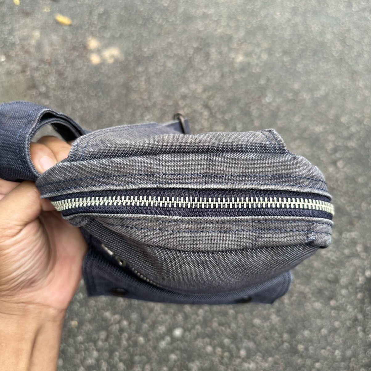 Porter Vintage Porter Tokyo Sling Shoulder Bag Duck Canvas Fabric Size ONE SIZE - 3 Thumbnail