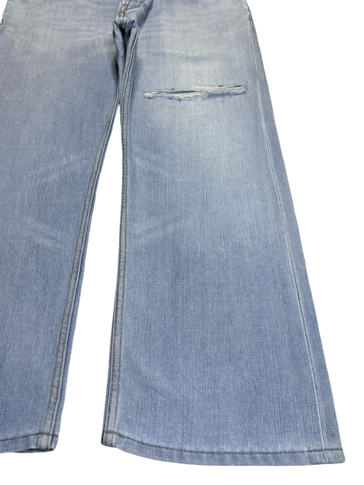 Timberland Vintage Timberland Faded Wash Distressed Baggy Jeans Size US 35 - 7 Thumbnail