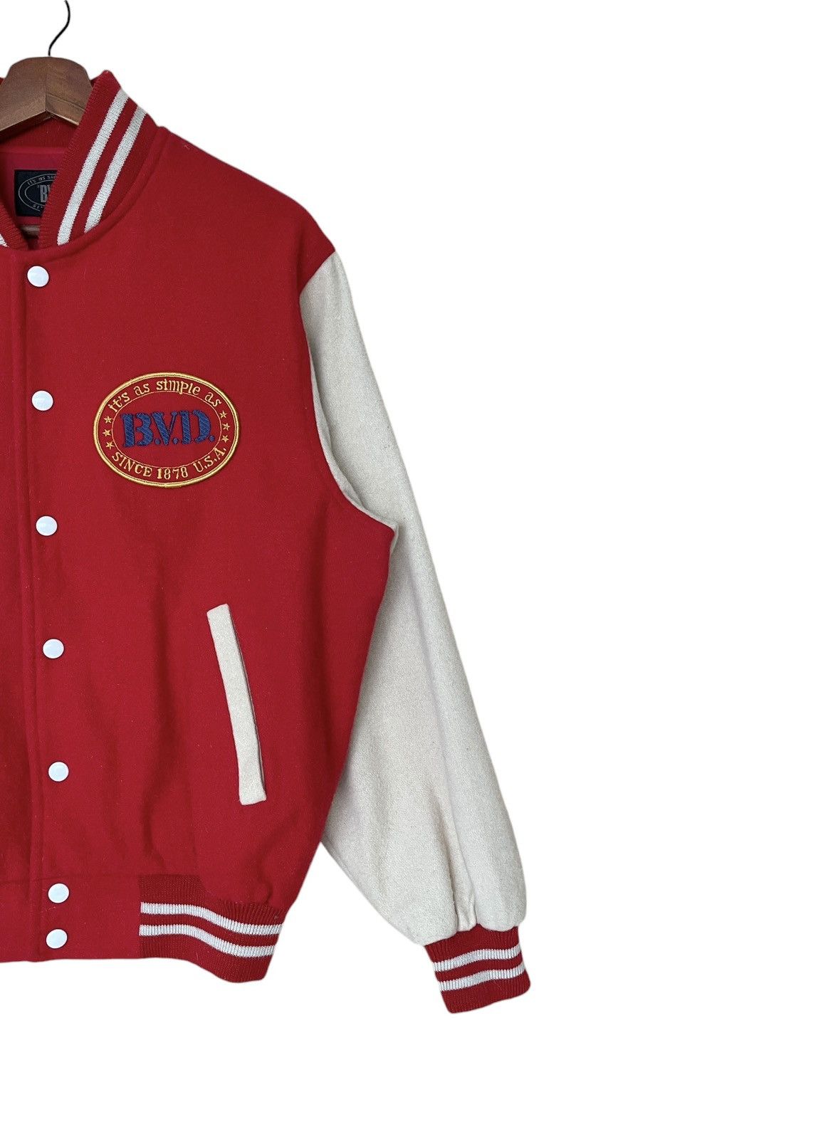 Vintage Vintage Brand BVD Varsity Jacket 2000s Size US L / EU 52-54 / 3 - 7 Thumbnail