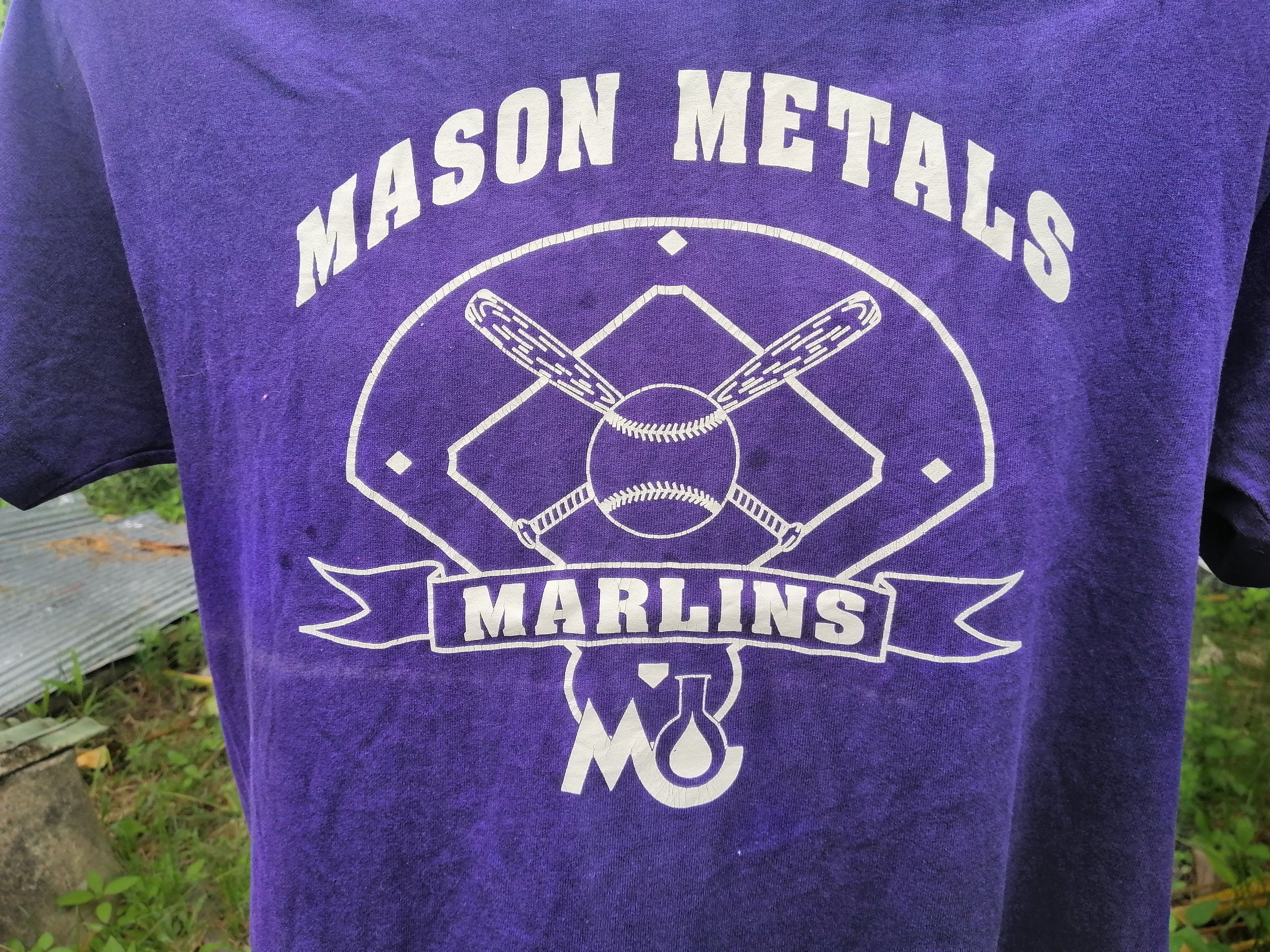 Russell Athletic 1990s vintage t shirt 5050 mason metals malins baseball Size US S / EU 44-46 / 1 - 3 Thumbnail