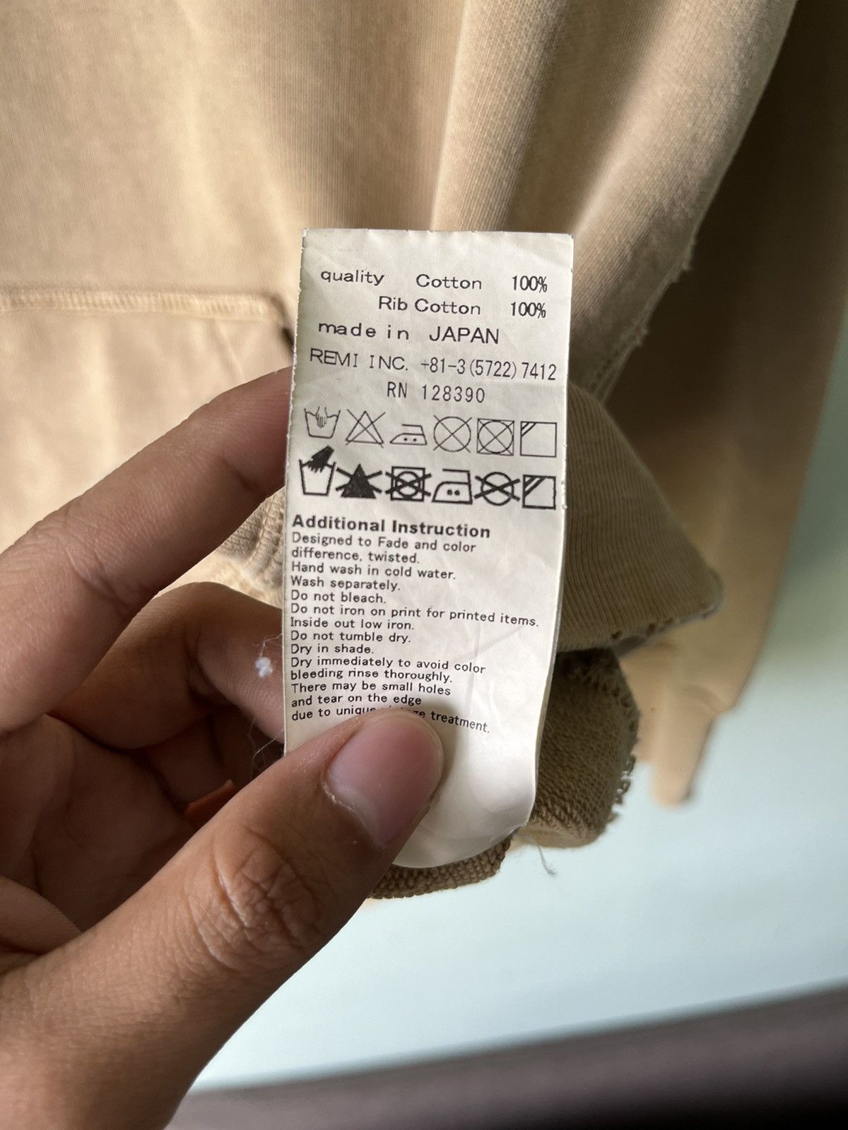 Japanese Brand × Remi Relief Remi Relief Hoodie Size US S / EU 44-46 / 1 - 6 Thumbnail