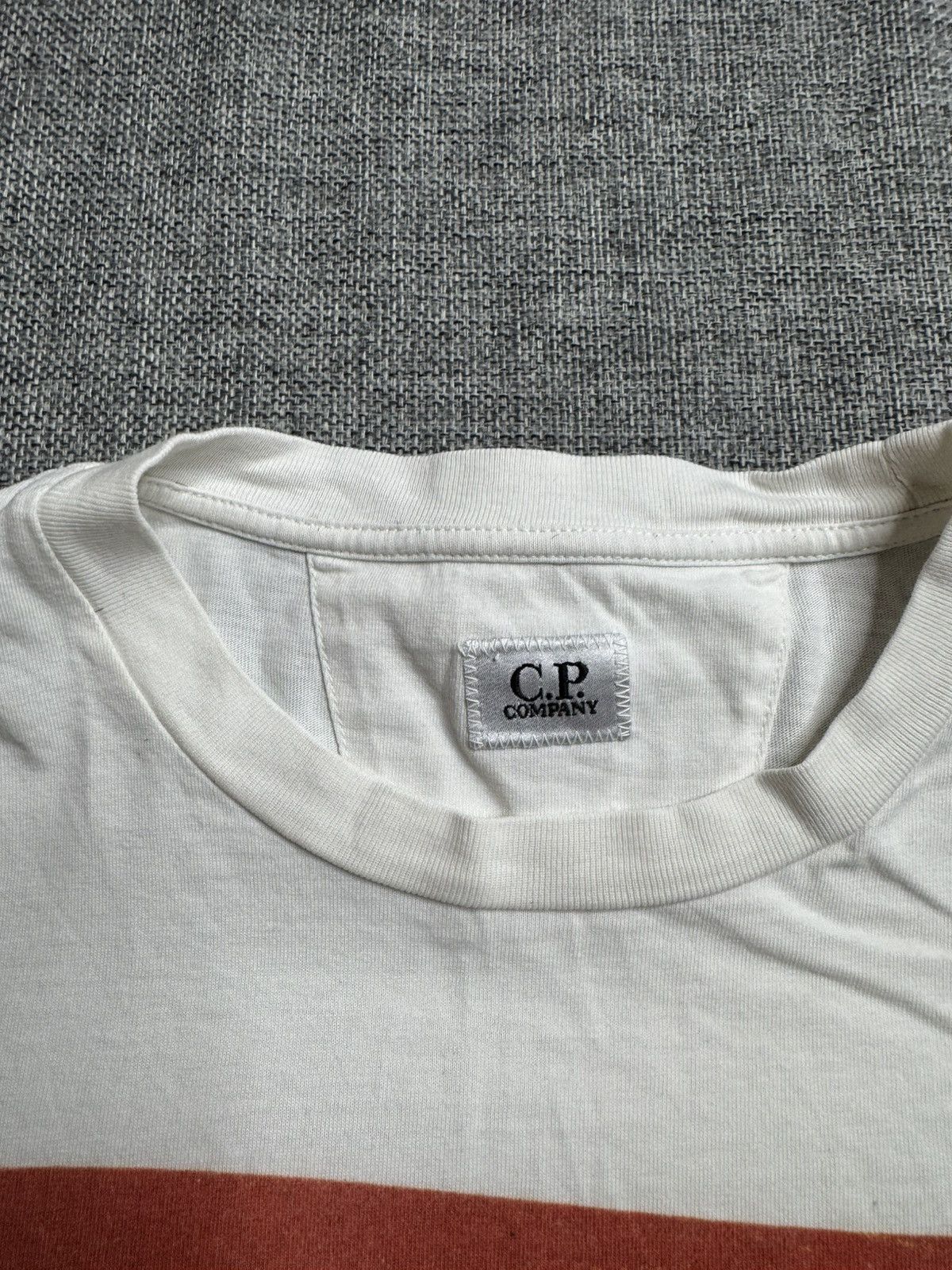 C.P. Company Vintage C.P. Company Big Logo white T-Shirt Size US L / EU 52-54 / 3 - 5 Thumbnail