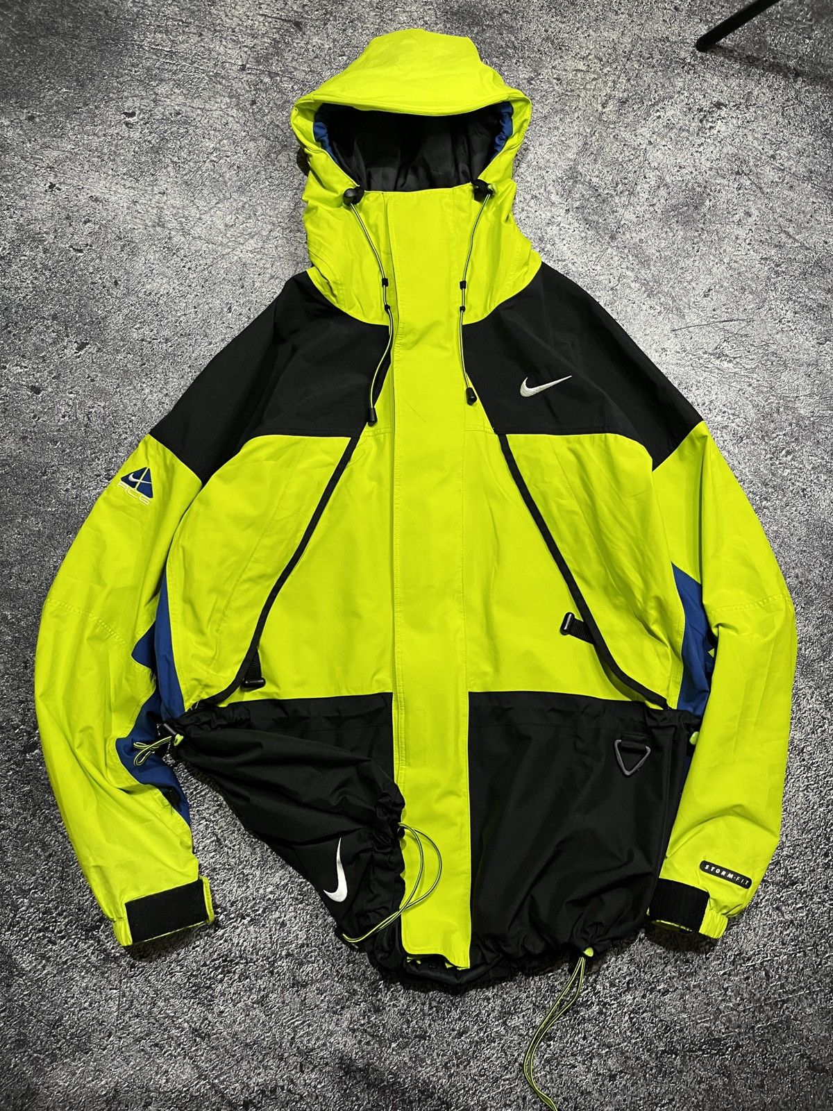 Nike ACG Vintage Nike ACG Jacket 3 layer Three Tone Calour Size US XL / EU 56 / 4 - 2 Thumbnail
