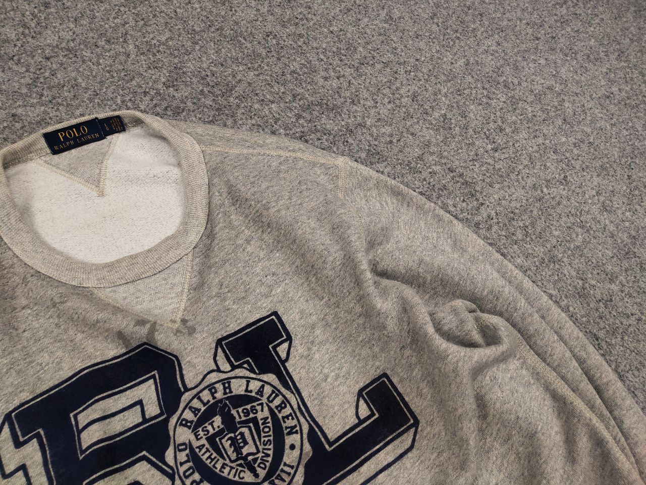 Polo Ralph Lauren Polo Ralph Lauren athletic division Military Sweatshirt Size US L / EU 52-54 / 3 - 7 Thumbnail