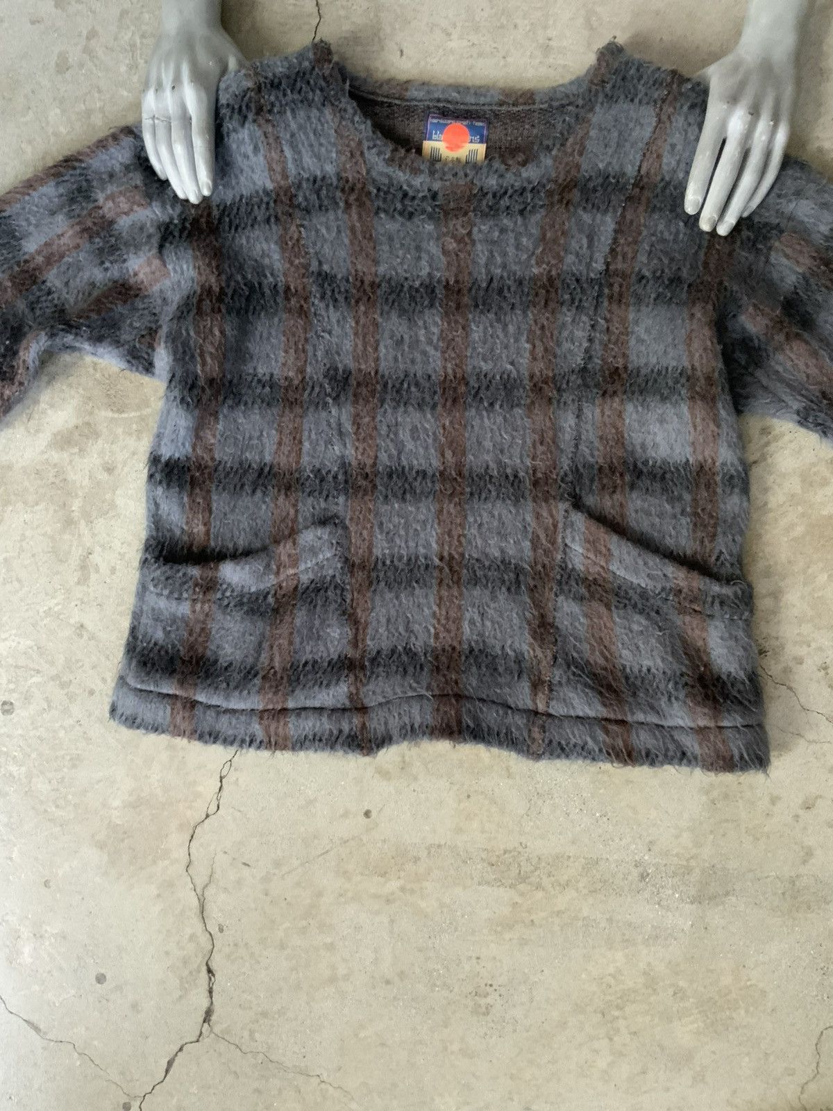 Blackmeans BLACKMEANS SLASH AND SEW WOOL SWEATER Size US L / EU 52-54 / 3 - 1 Thumbnail