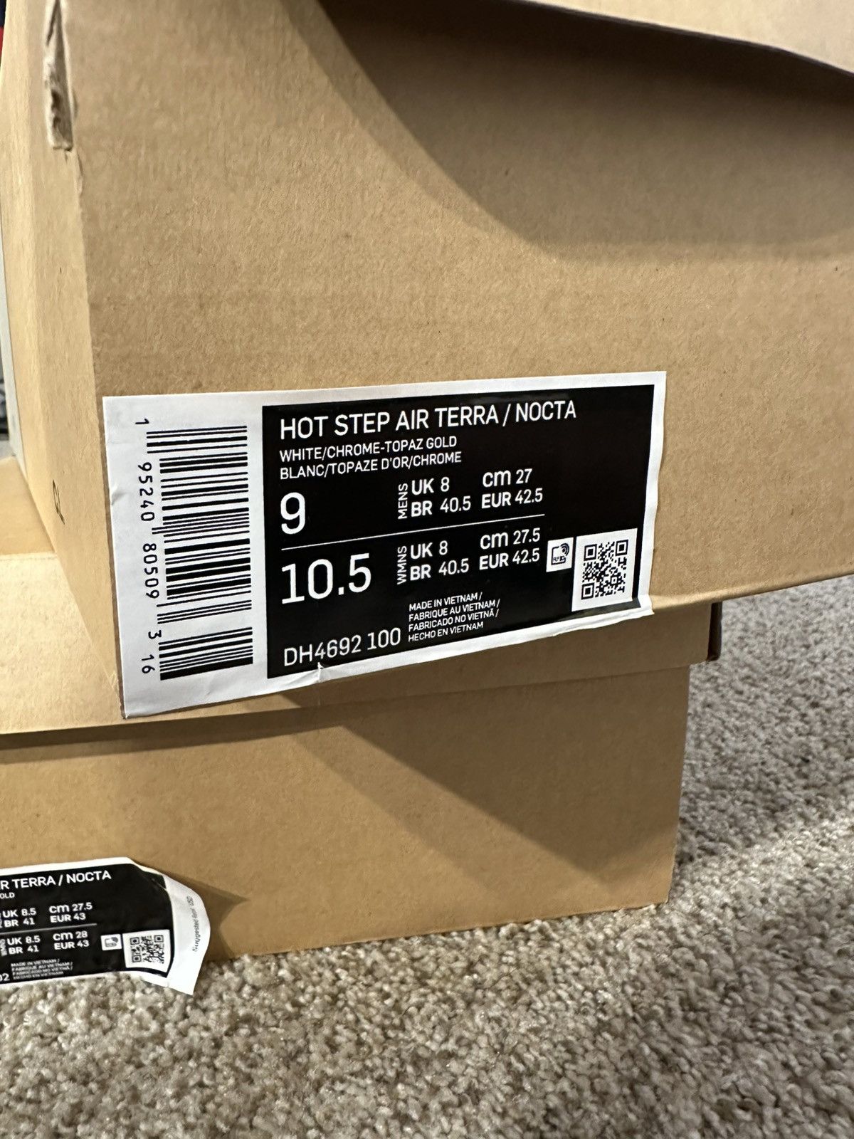 NOCTA Drake x Nike WHITE “Nocta Hot Step” (BRAND NEW) Size US 9 / EU 42 - 8 Thumbnail