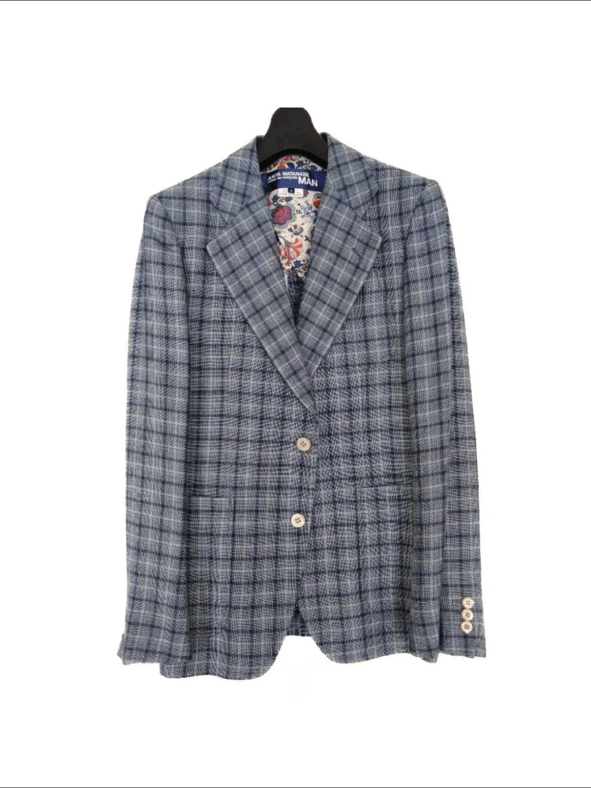 Junya Watanabe Junya Watanabe Back Print Plaid Jacket-2508 Size US S / EU 44-46 / 1 - 2 Thumbnail