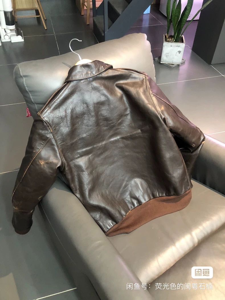 The Real McCoy's The Real McCoys A2 Leather Jacket, Size 36, Shoulder Width Size US S / EU 44-46 / 1 - 4 Thumbnail