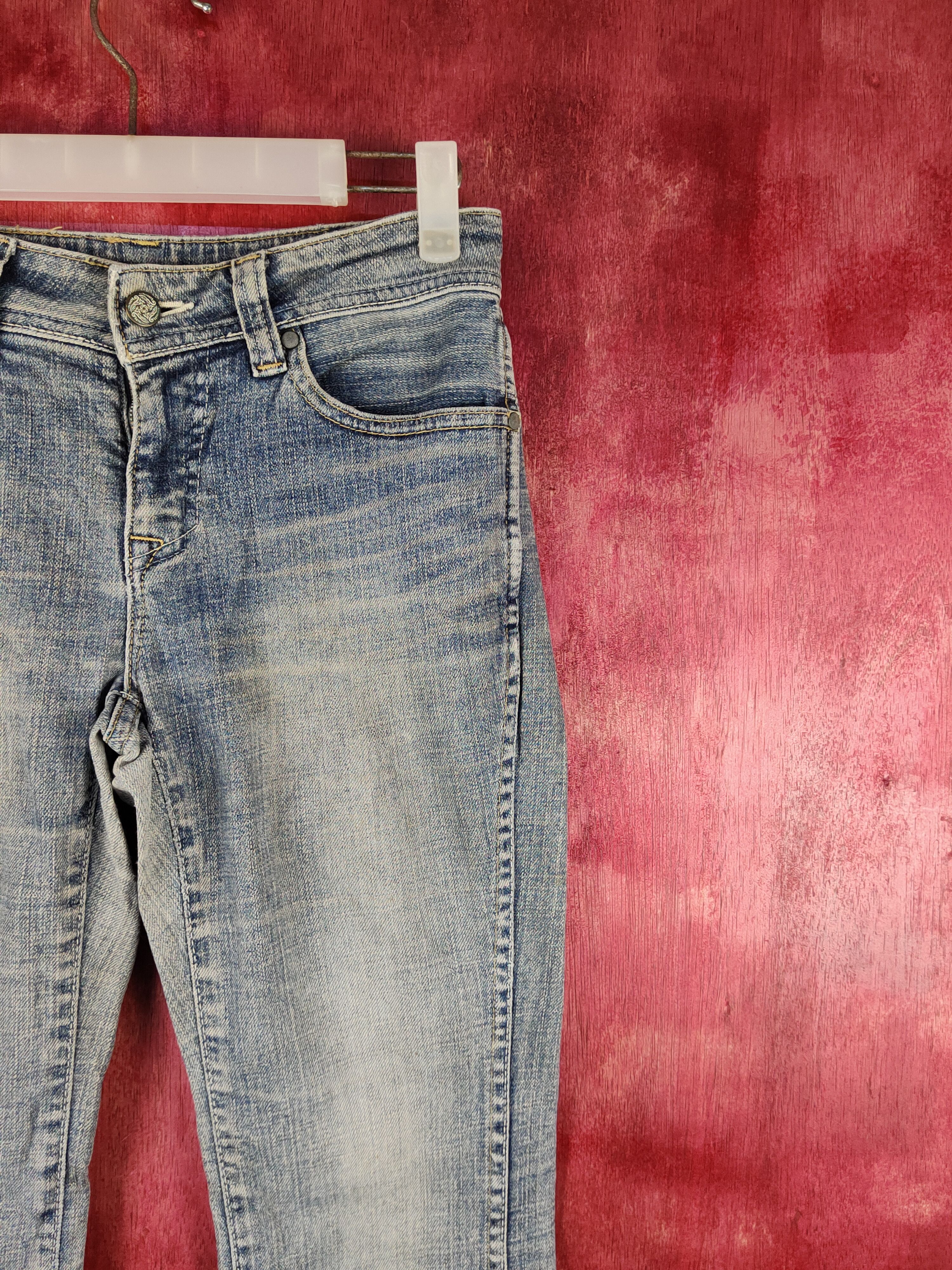 Japanese Brand DL Georgia Love Blue Faded Multipocket Denim #S1582 Size 26" / US 2 / IT 38 - 5 Thumbnail