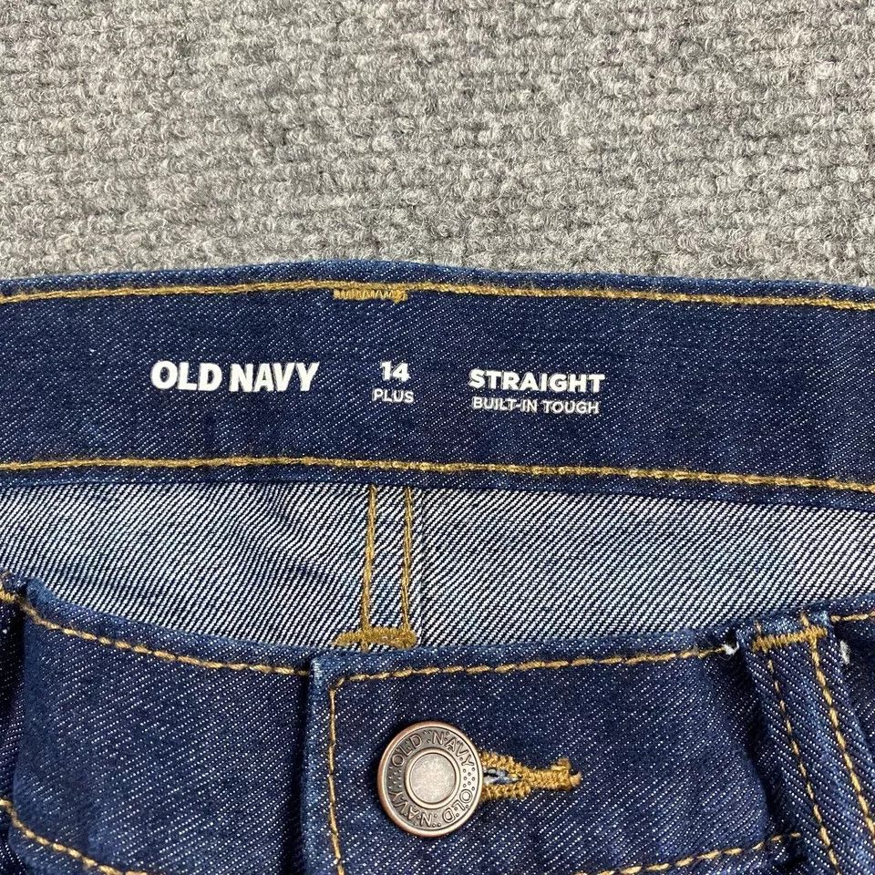 Old Navy Old Navy Jeans Women's 14 Plus Straight Leg Medium Wash Size 36" / US 14 / IT 50 - 6 Thumbnail