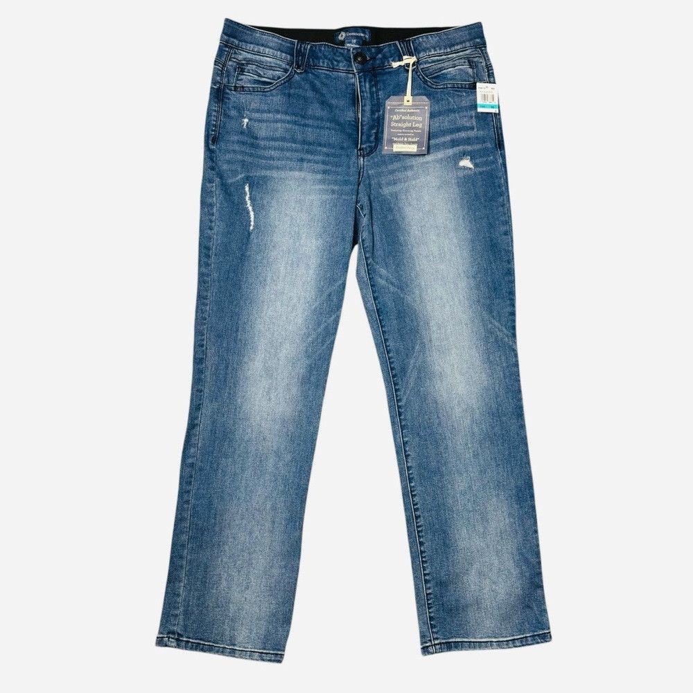 Other NWT New Democracy AB Technology Blue Booty Lift Straight Le Size 38" / US 16 / IT 52 - 2 Thumbnail
