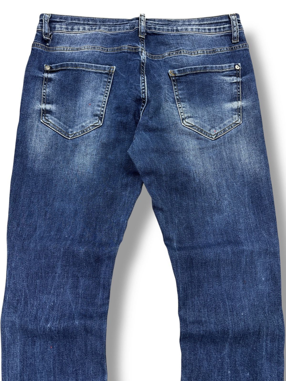 Dsquared2 Dsquared2 Painted Distressed Ripped Skinny Jeans Stratch 54 Size US 38 / EU 54 - 14 Thumbnail