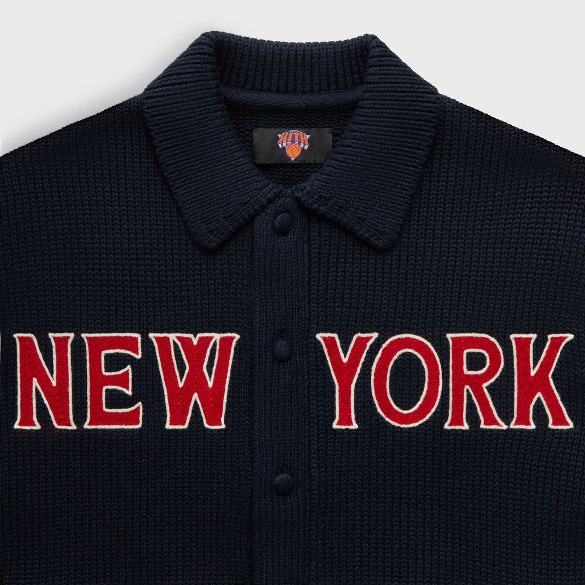 Kith Kith for NY Knicks Classic Knit Ginza Sweater Cardigan Large Size US L / EU 52-54 / 3 - 5 Thumbnail