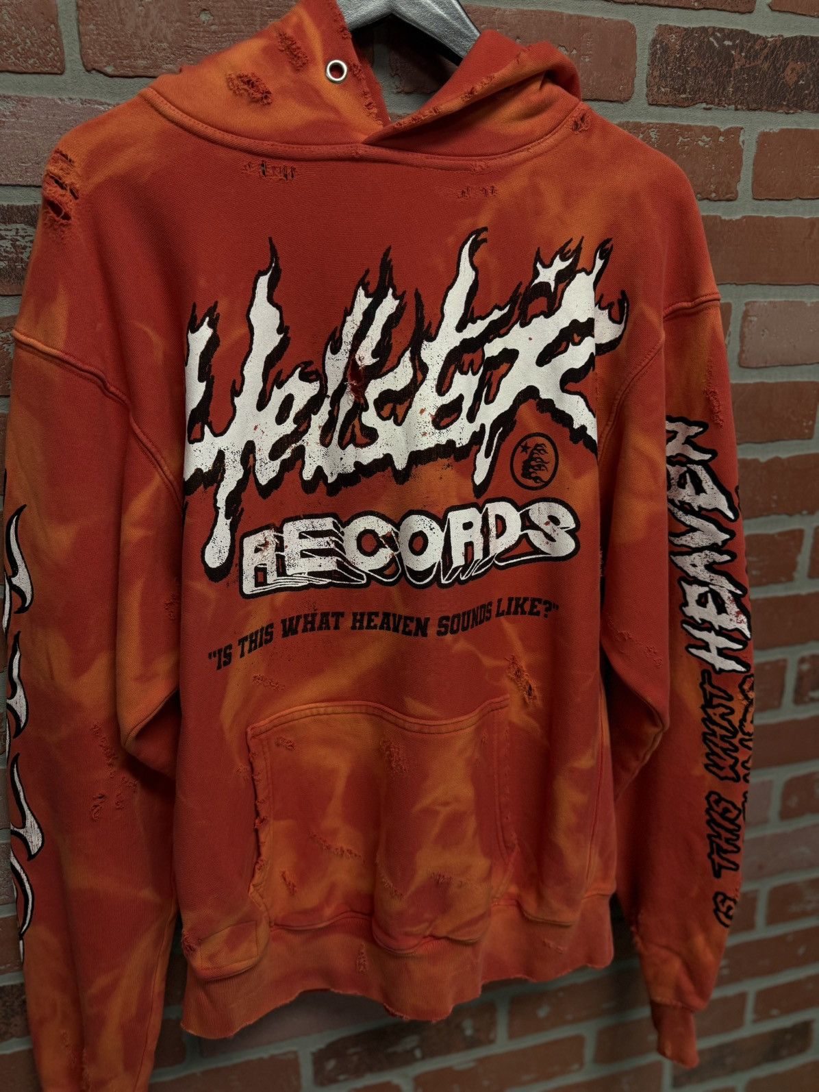 HELLSTAR Hellstar Lava Hoodie Size XS Red Brand New Size US XS / EU 42 / 0 - 1 Thumbnail