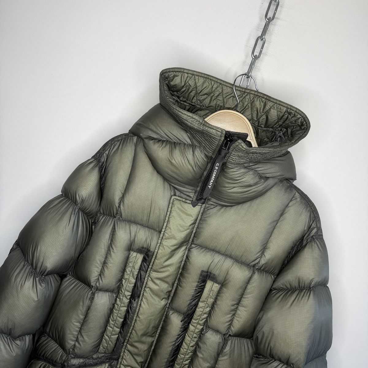 C.P. Company Cp Company DD Shell Down Puffer Google Jacket Khaki Green Size US M / EU 48-50 / 2 - 4 Thumbnail