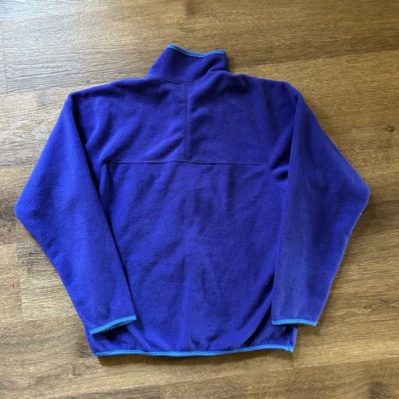 Patagonia Vintage Blue Fleece Patagonia Zip-up Size US L / EU 52-54 / 3 - 5 Thumbnail