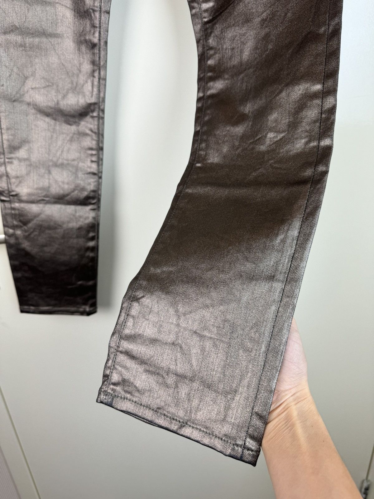 Ralph Lauren Ralph Lauren tompkins skinny metalized rubberized jeans 28 Size 28" / US 6 / IT 42 - 3 Thumbnail