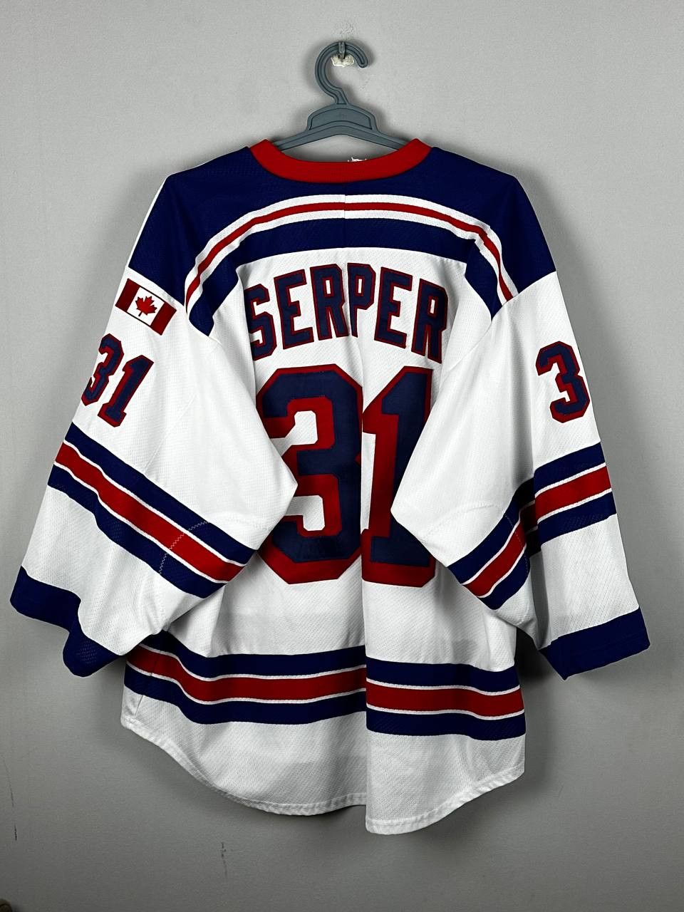 Ccm Vintage New York Rangers NHL Hockey jersey Size US L / EU 52-54 / 3 - 11 Thumbnail