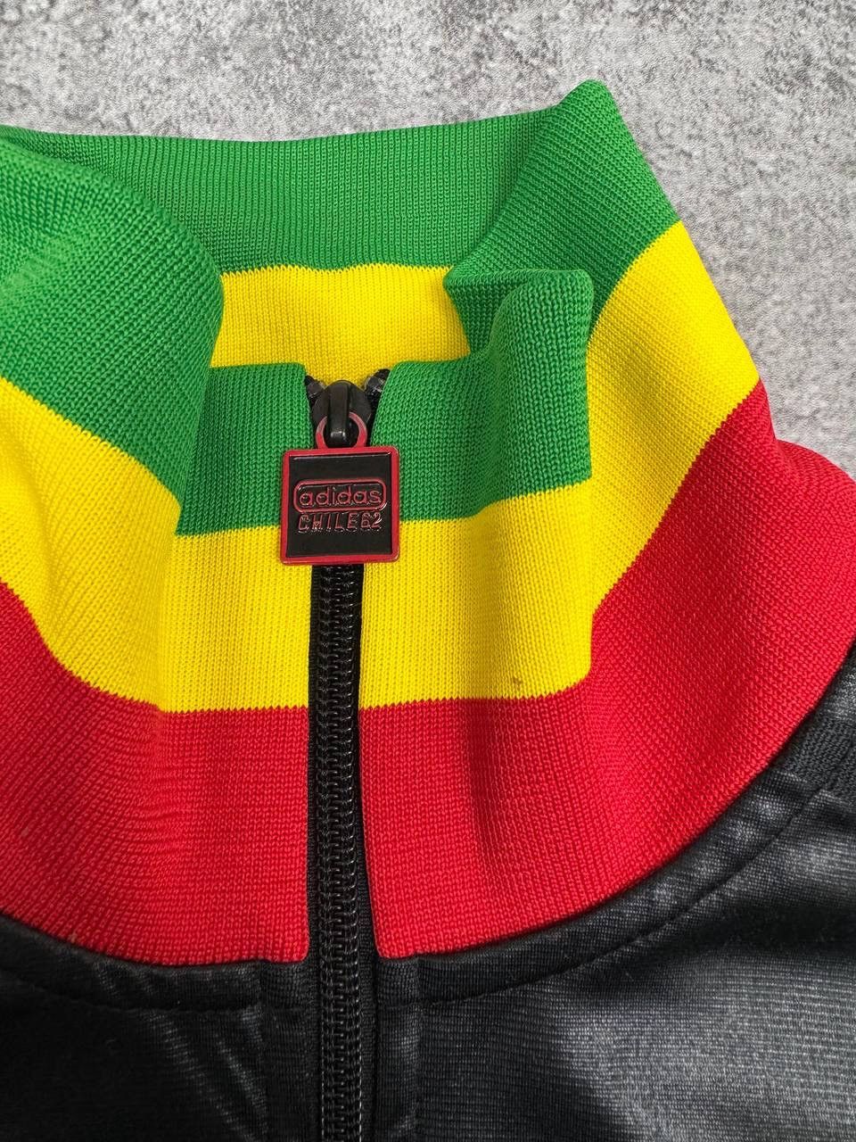 Adidas Adidas Rasta Bob Marley Men Track Jacket Chile 62 Black Size US S / EU 44-46 / 1 - 5 Thumbnail
