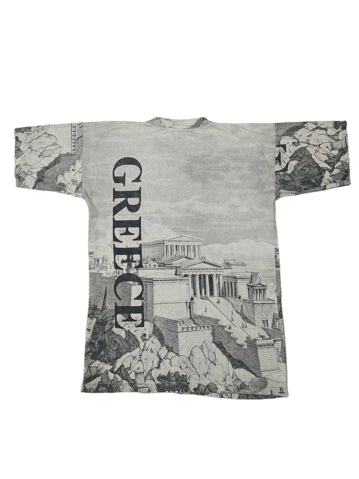 Vintage Vintage All Over Print Greece Art Tee Size US XL / EU 56 / 4 - 5 Thumbnail