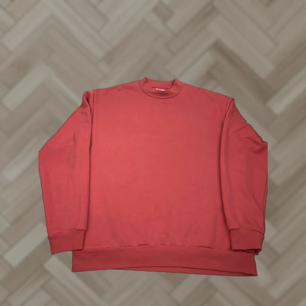 Zara Zara Womens Pink Pullover Sweater L Regular Size Peach/Pink Solid Pattern Vintage? (No, not vintage) Size L / US 10 / IT 46 - 1 Thumbnail