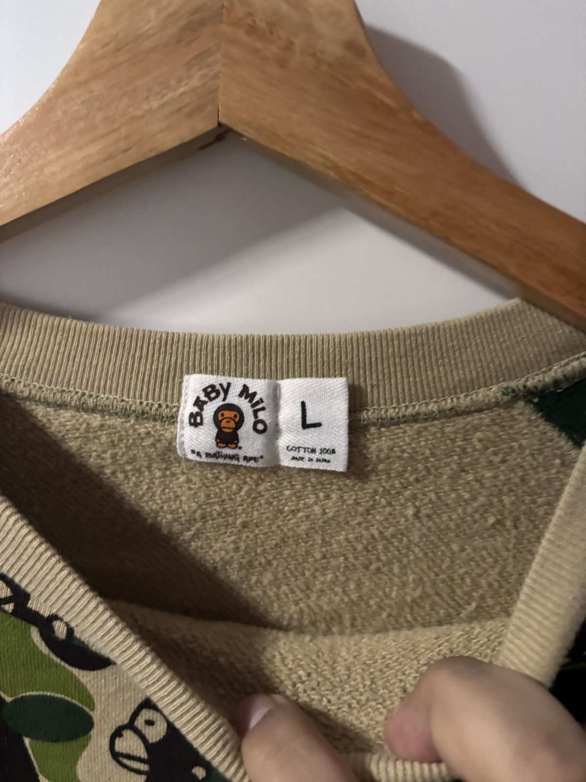 Bape Bape Baby Milo Crewneck Size US L / EU 52-54 / 3 - 3 Thumbnail