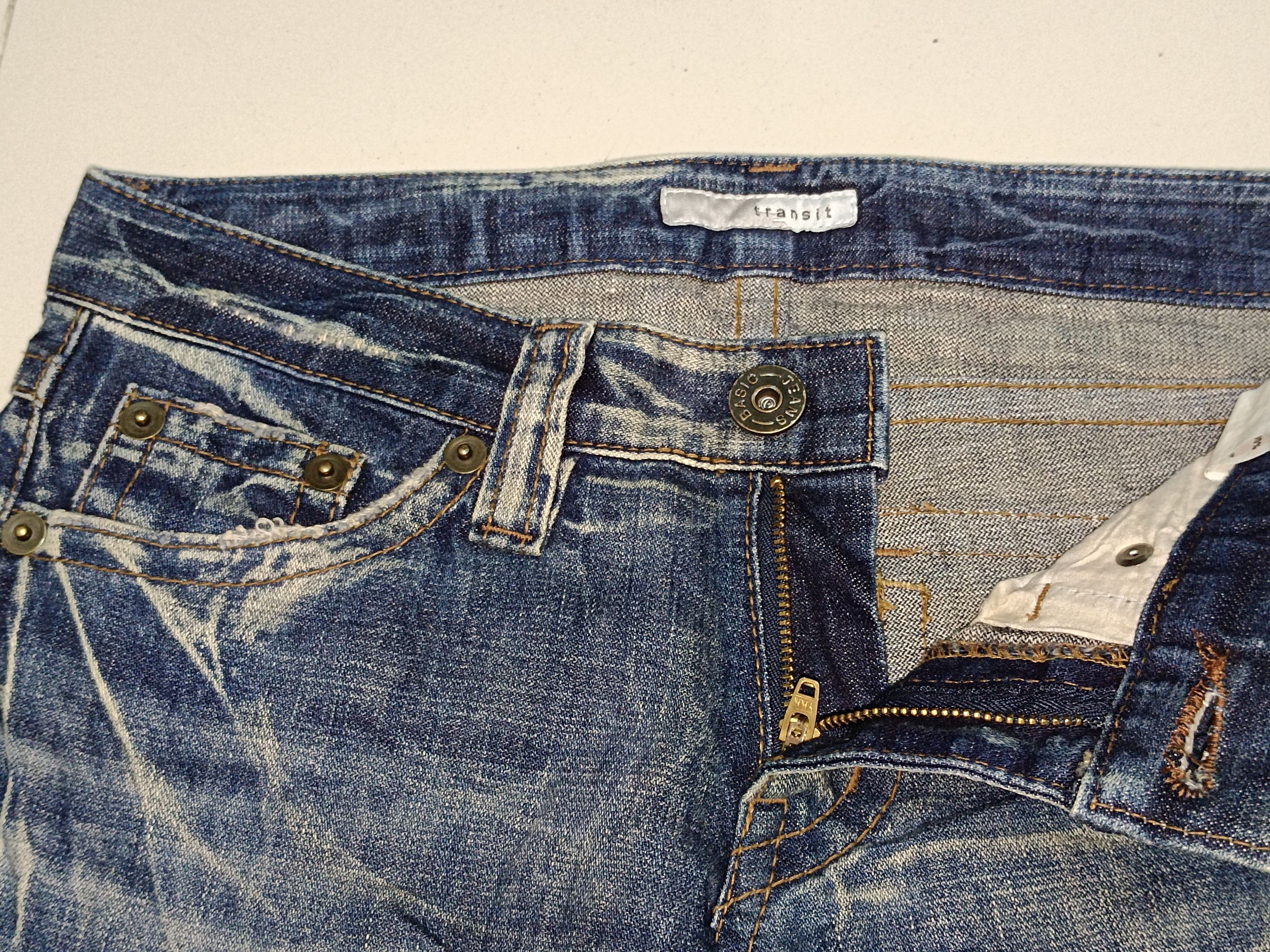 If Six Was Nine Japanese 2Yk Flare Distressed Jeans Size US 30 / EU 46 - 4 Thumbnail