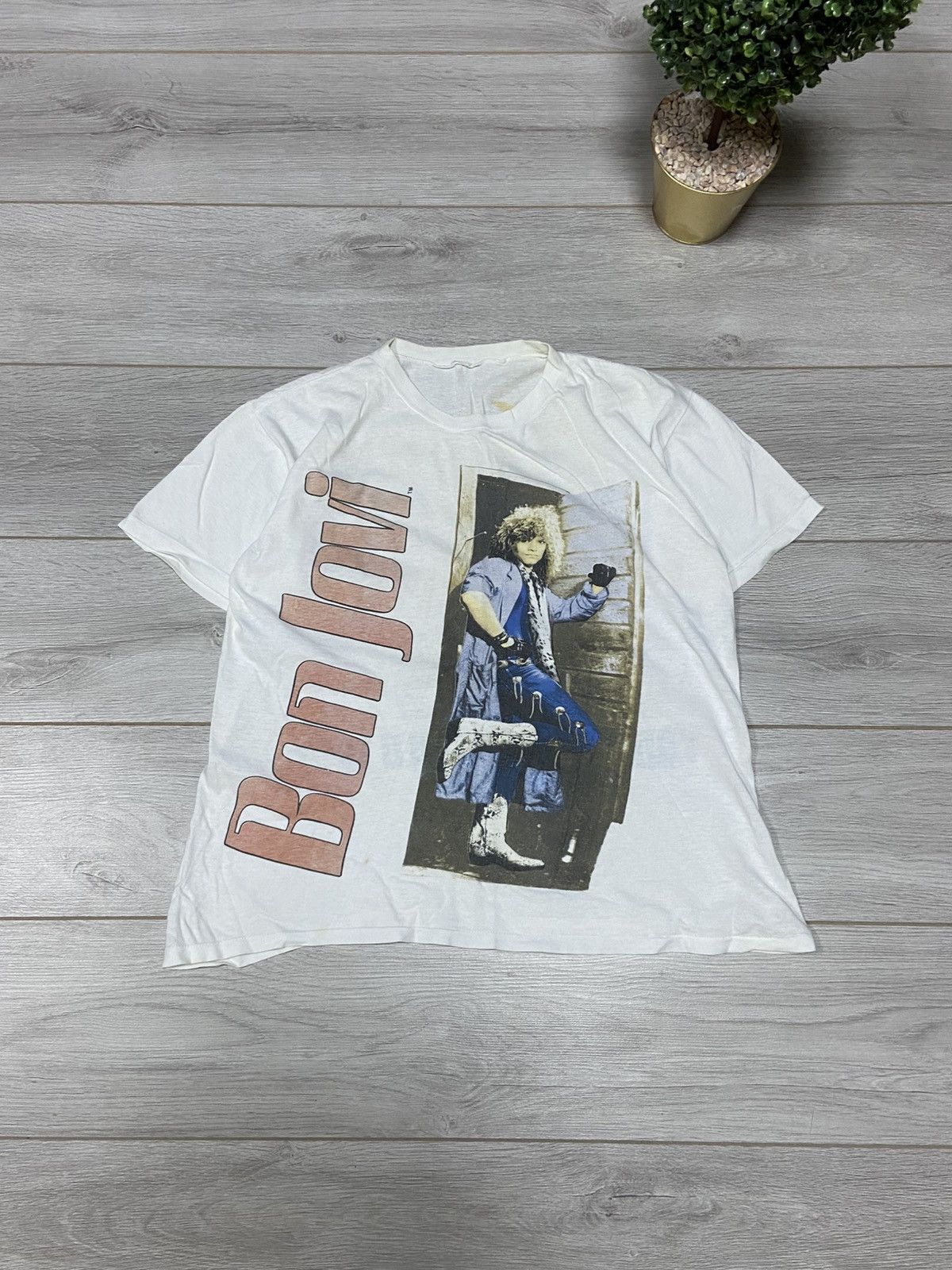Bon Jovi Bon Jovi vintage big print tee shirt Size US L / EU 52-54 / 3 - 1 Thumbnail