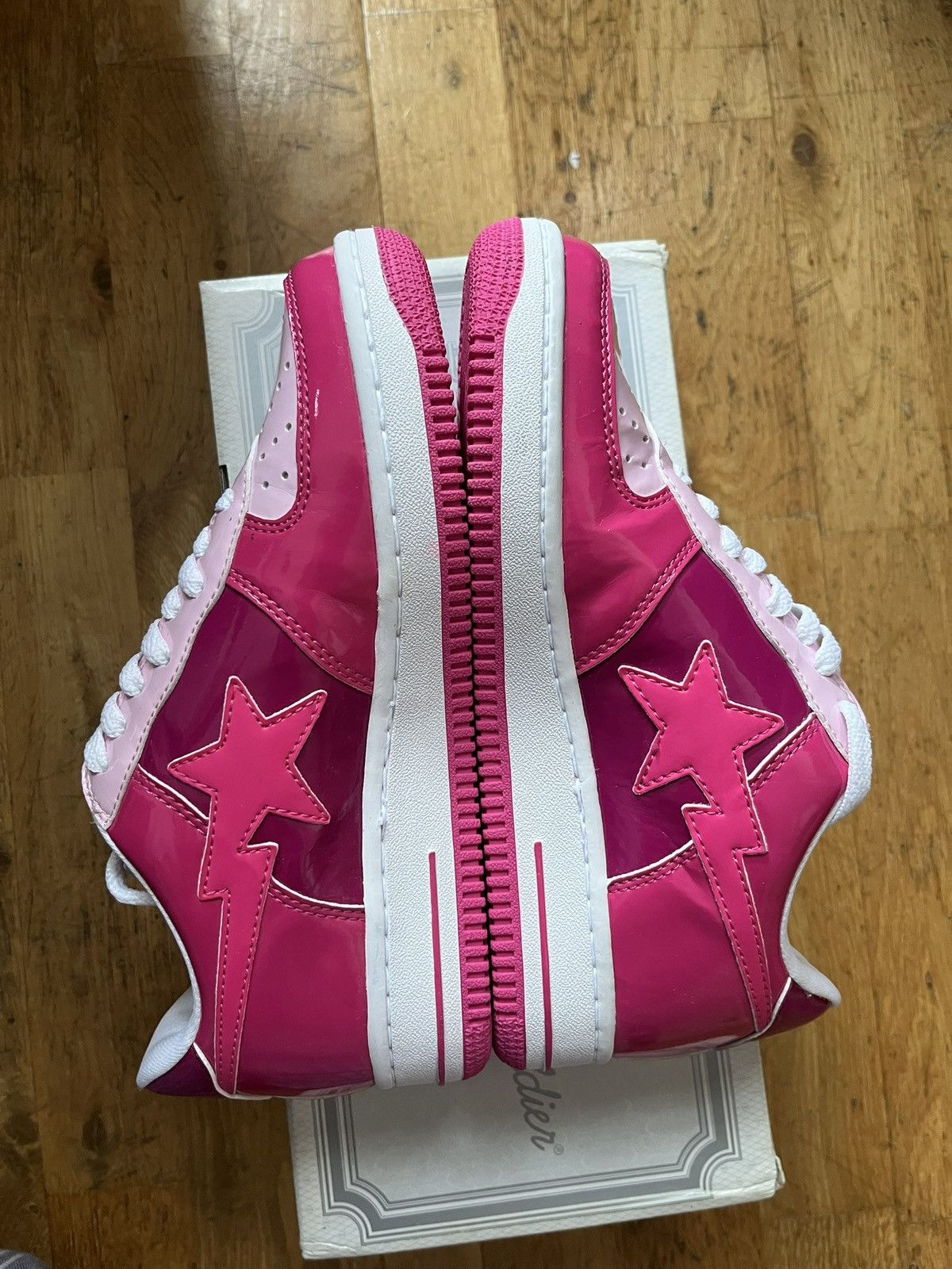 Bape Bape a bathing ape bapesta fs-001 2006 pink camo brand new Size US 6.5 / EU 39-40 - 3 Thumbnail