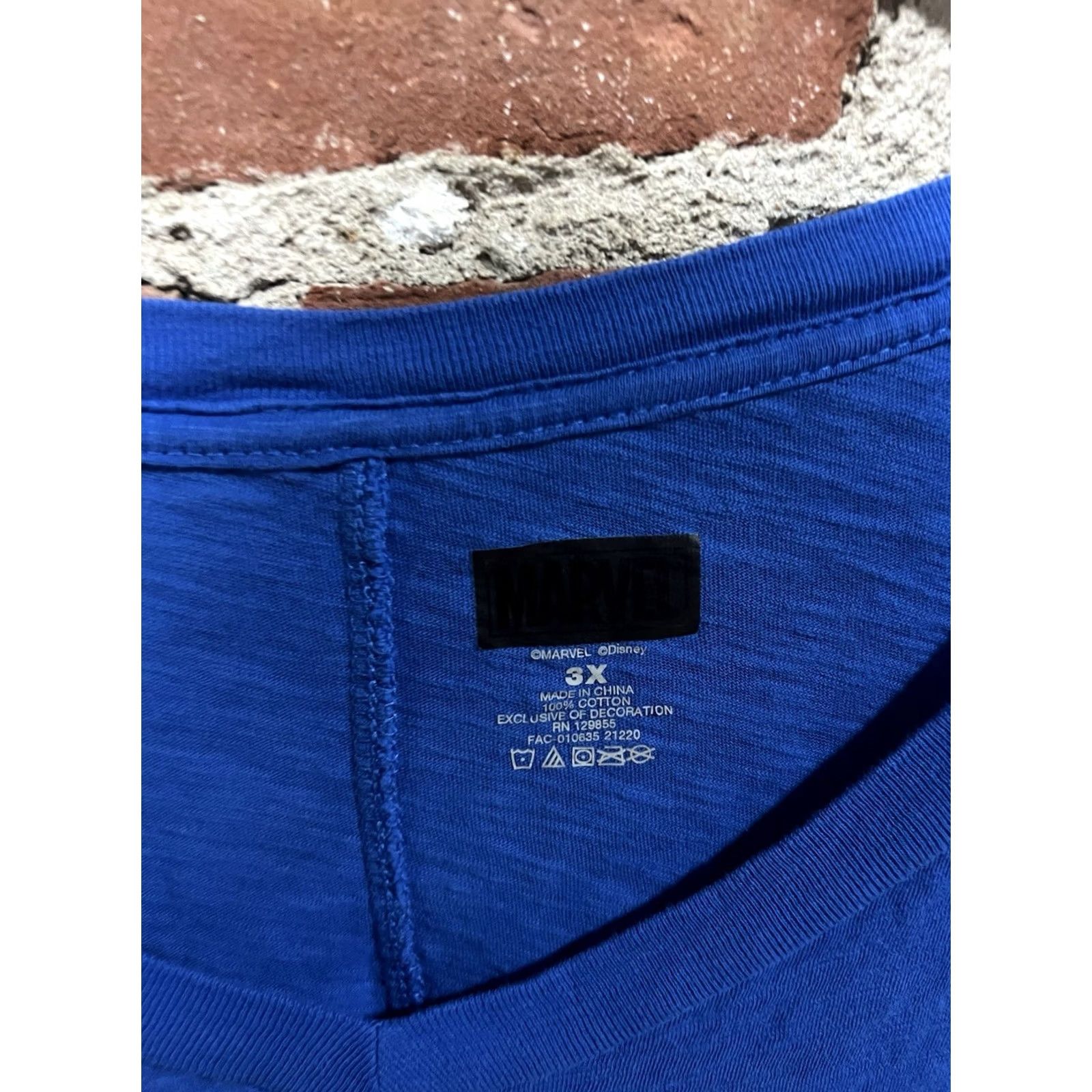 Vintage Marvel Womens Blue Short Sleeve T-Shirt Plus Size 3X Web Slingers Crew Neck Shirt Mens Girls Womens Size XXL / US 16-18 / IT 52-54 - 3 Thumbnail