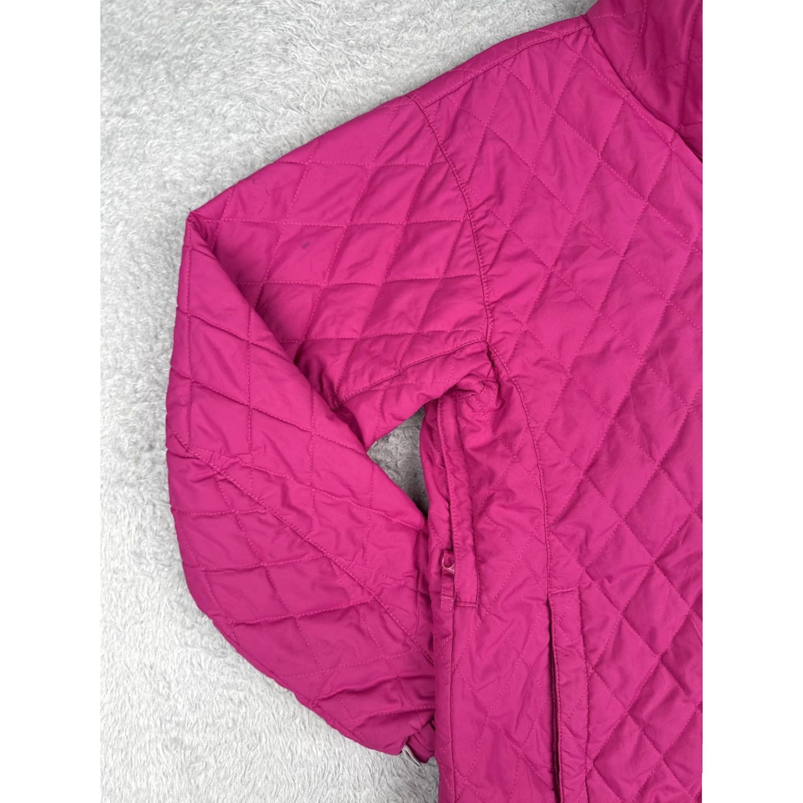 Pinko Columbia Vertex Jacket Womens Medium Pink Quilted Interchange Micro Fleece Lined Size M / US 6-8 / IT 42-44 - 6 Thumbnail