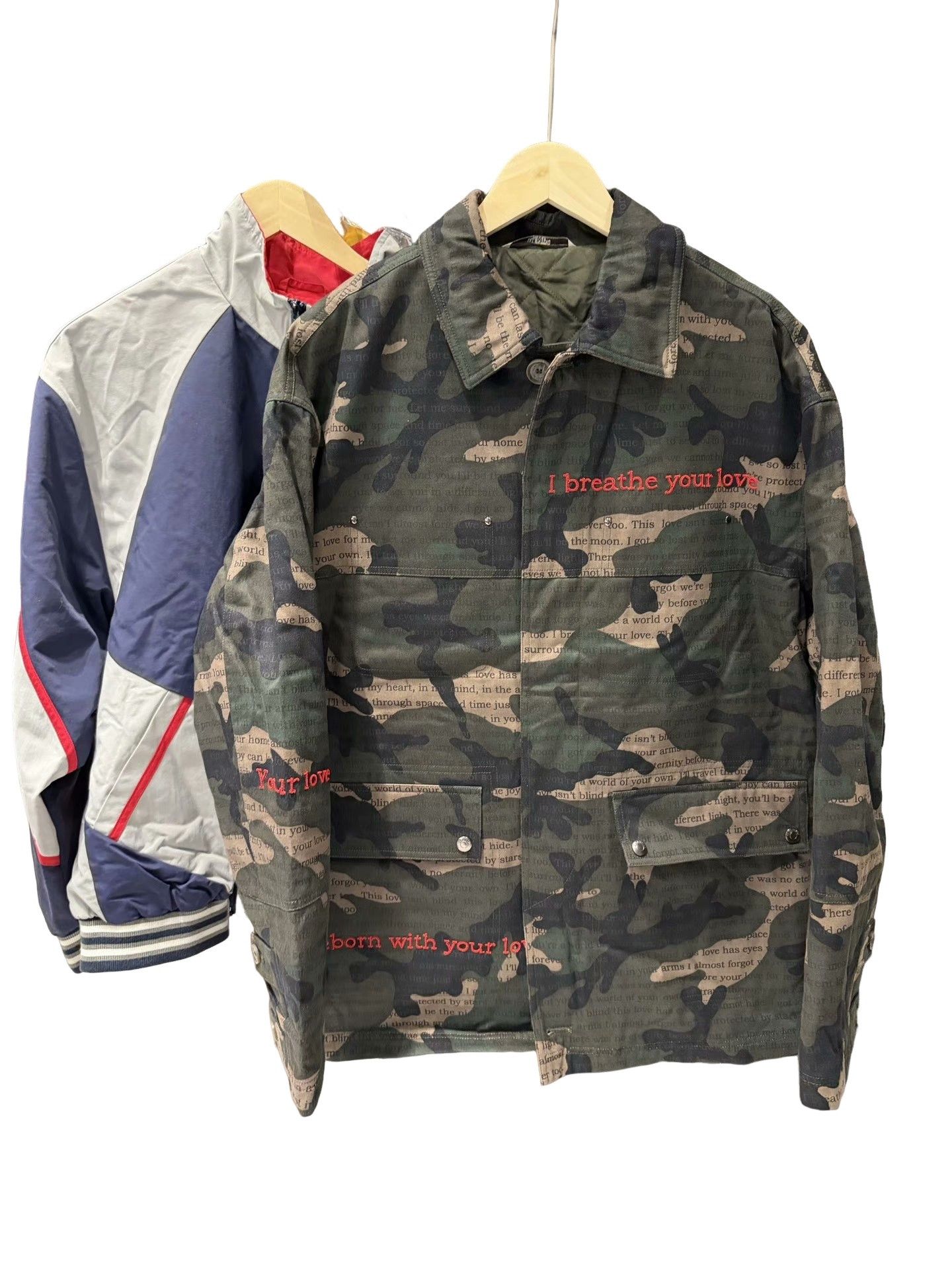 Valentino Valentino Camouflage Embroidered Jacket Size M Size US M / EU 48-50 / 2 - 1 Thumbnail