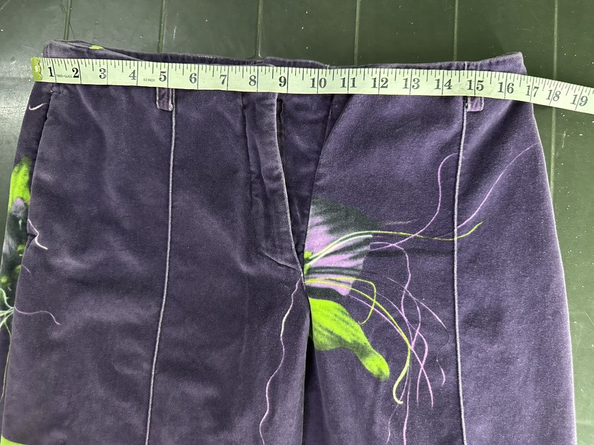 Versace Versus Versace Purple Floral Jeans Couture Size 24" / US 00 / IT 34 - 6 Thumbnail