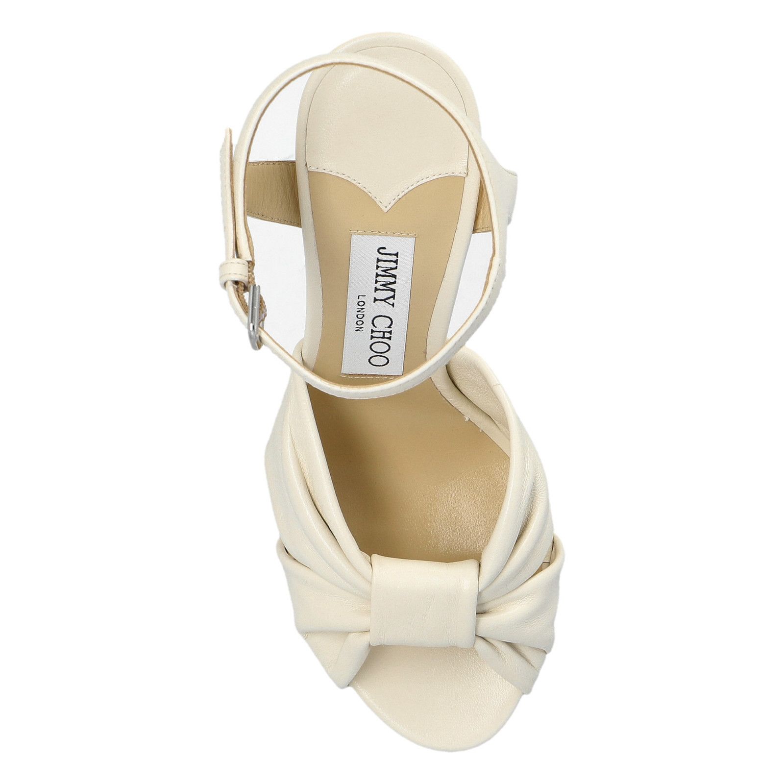 Jimmy Choo JIMMY CHOO 'Heloise Latte Platform Sandals New & Authentic ( Size US 11 / IT 41 - 5 Thumbnail