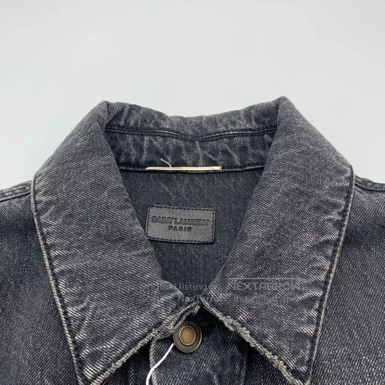 Saint Laurent Paris Saint Laurent Denim Jacket Women's XS. Size US XS / EU 42 / 0 - 4 Thumbnail
