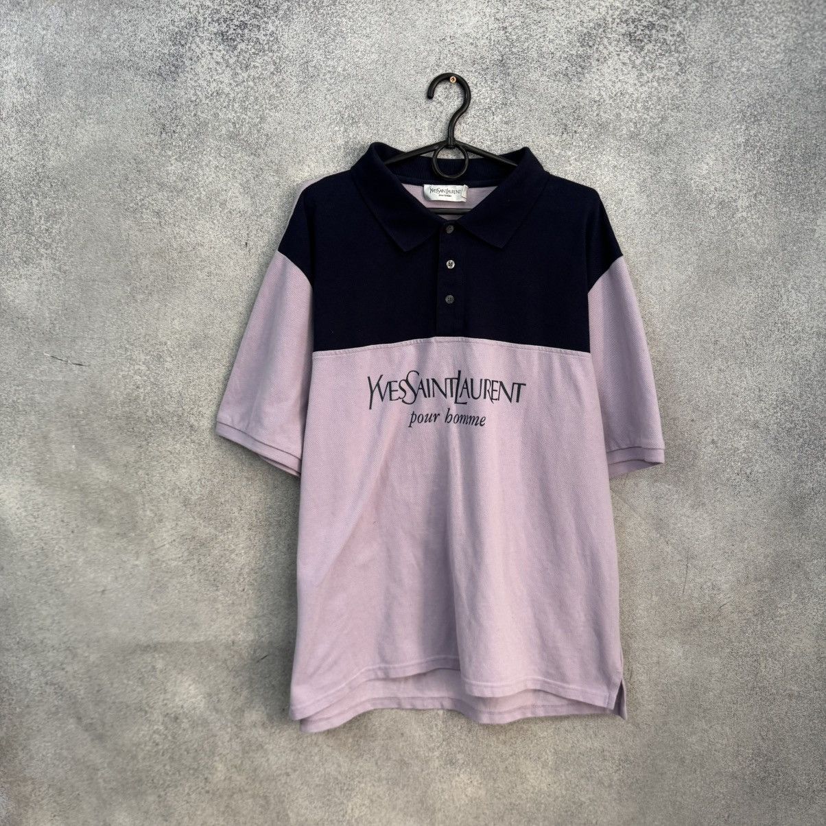 Yves Saint Laurent Vintage Yves Saint Laurent Polo shirt Big Logo Size US XXL / EU 58 / 5 - 1 Thumbnail